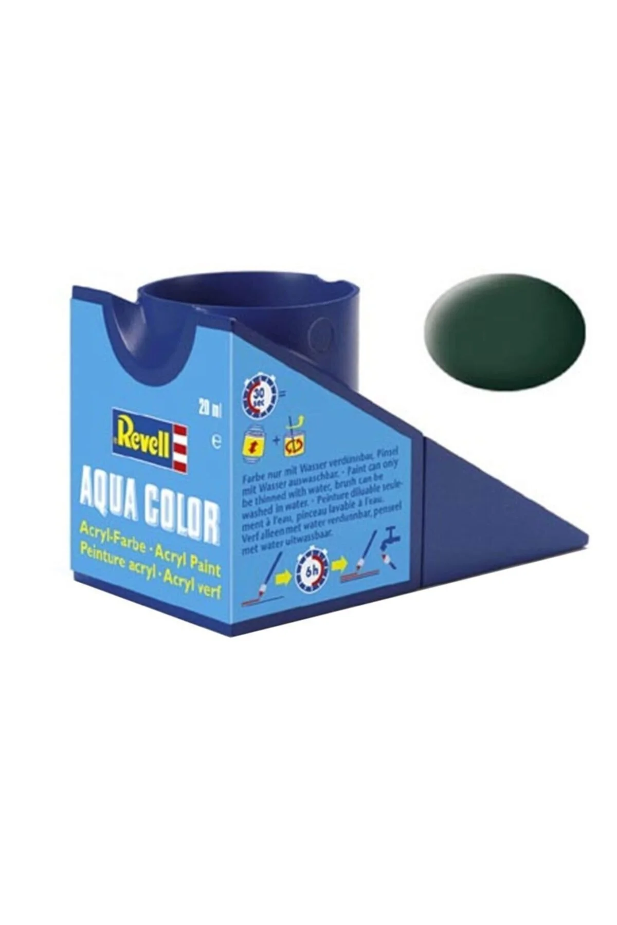 نقاشی پرایمر سفید AQUA تیره قفسه 18ML اورجینال REVELL