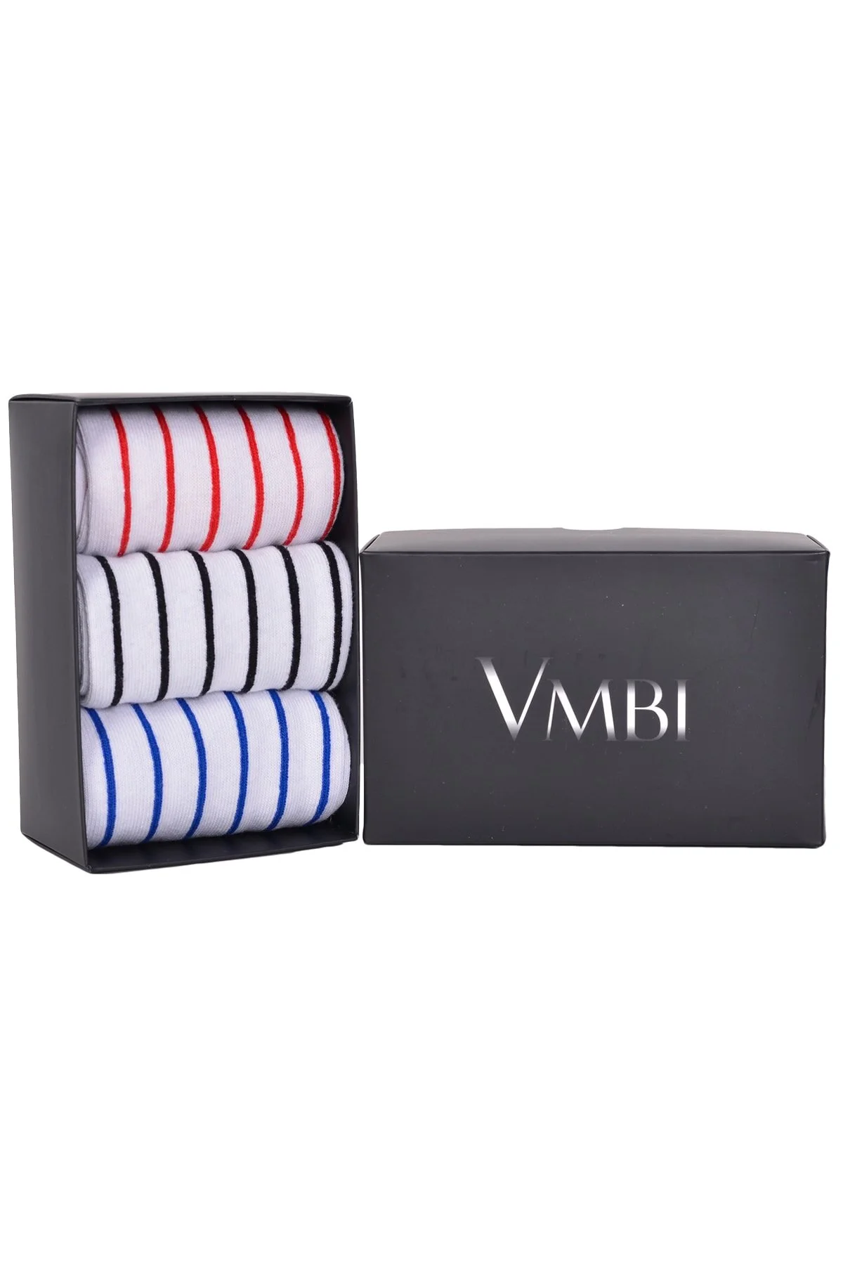 جوراب ست جعبه ای راه 3 تکه یونیسکس سفید VMBI