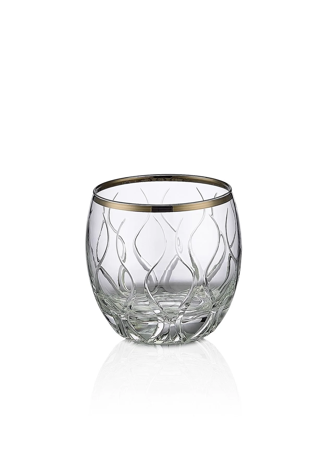لیوان دکوراسیون دست برش KILIM PLATINUM 6 قطعه فنجان طرح KCD