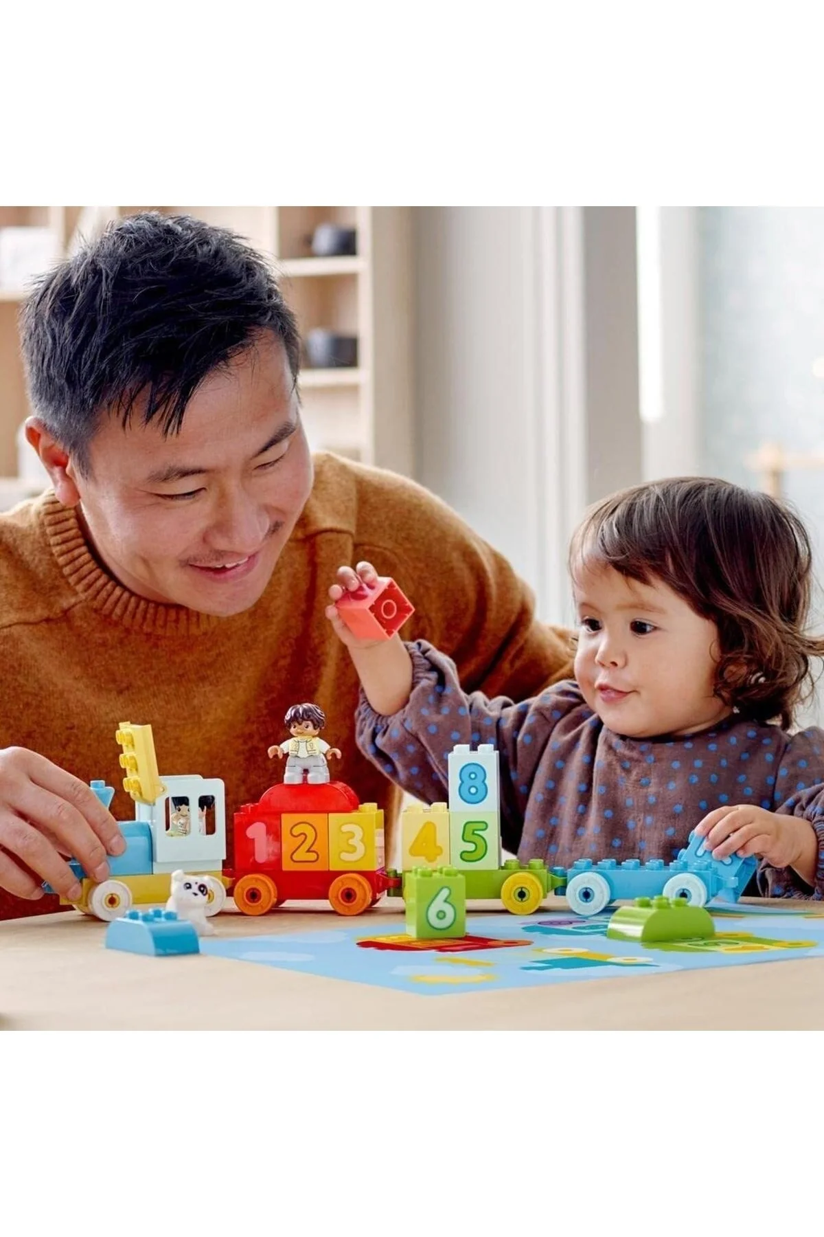لگو و اسباب بازی های ساخت محور DUPLO FIRST NUMBER TRAIN آموزش شمارش 10954 رای معرفی کودکان خردسال به اعداد از ترکیه LEGO