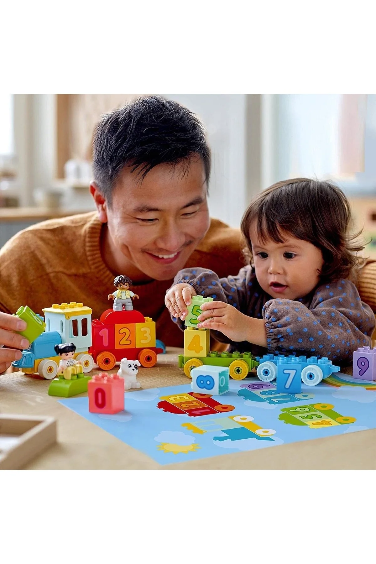لگو و اسباب بازی های ساخت محور DUPLO FIRST NUMBER TRAIN آموزش شمارش 10954 رای معرفی کودکان خردسال به اعداد از ترکیه LEGO