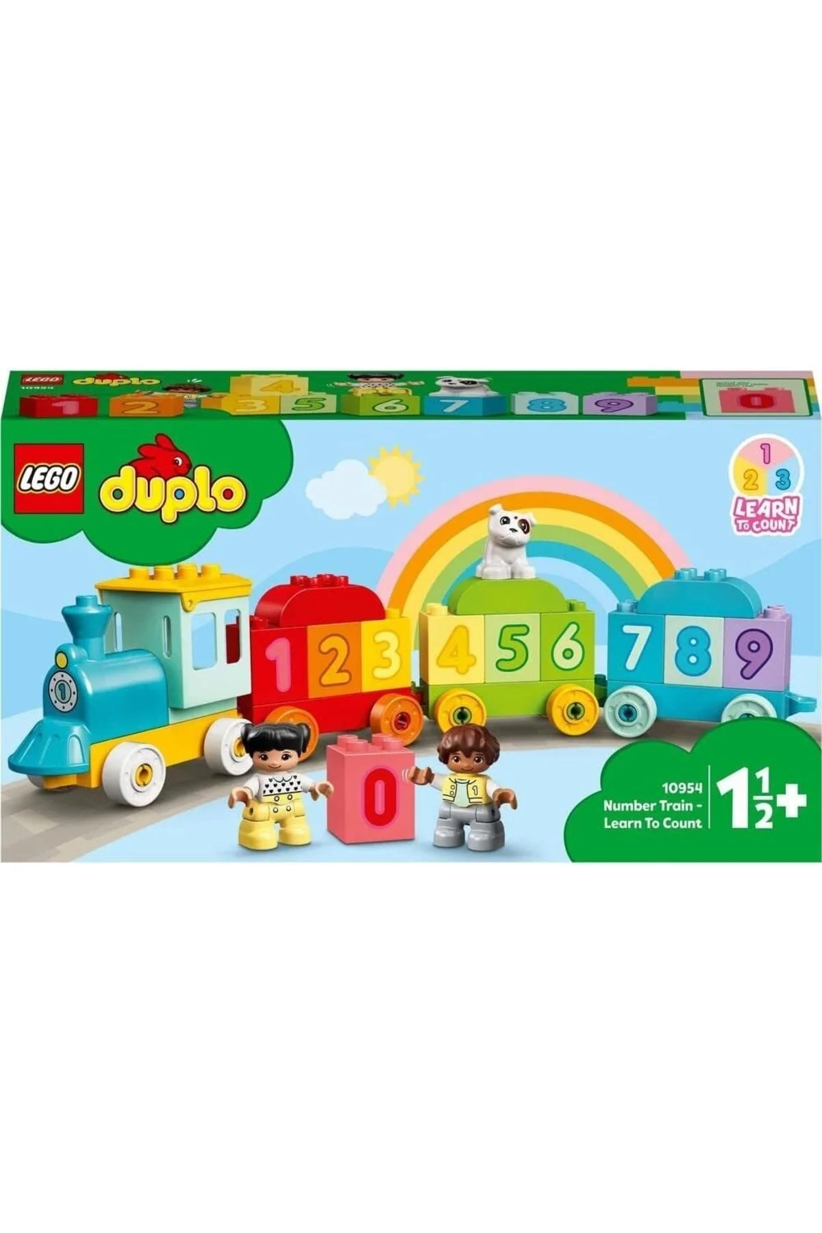 لگو و اسباب بازی های ساخت محور DUPLO FIRST NUMBER TRAIN آموزش شمارش 10954 رای معرفی کودکان خردسال به اعداد از ترکیه LEGO