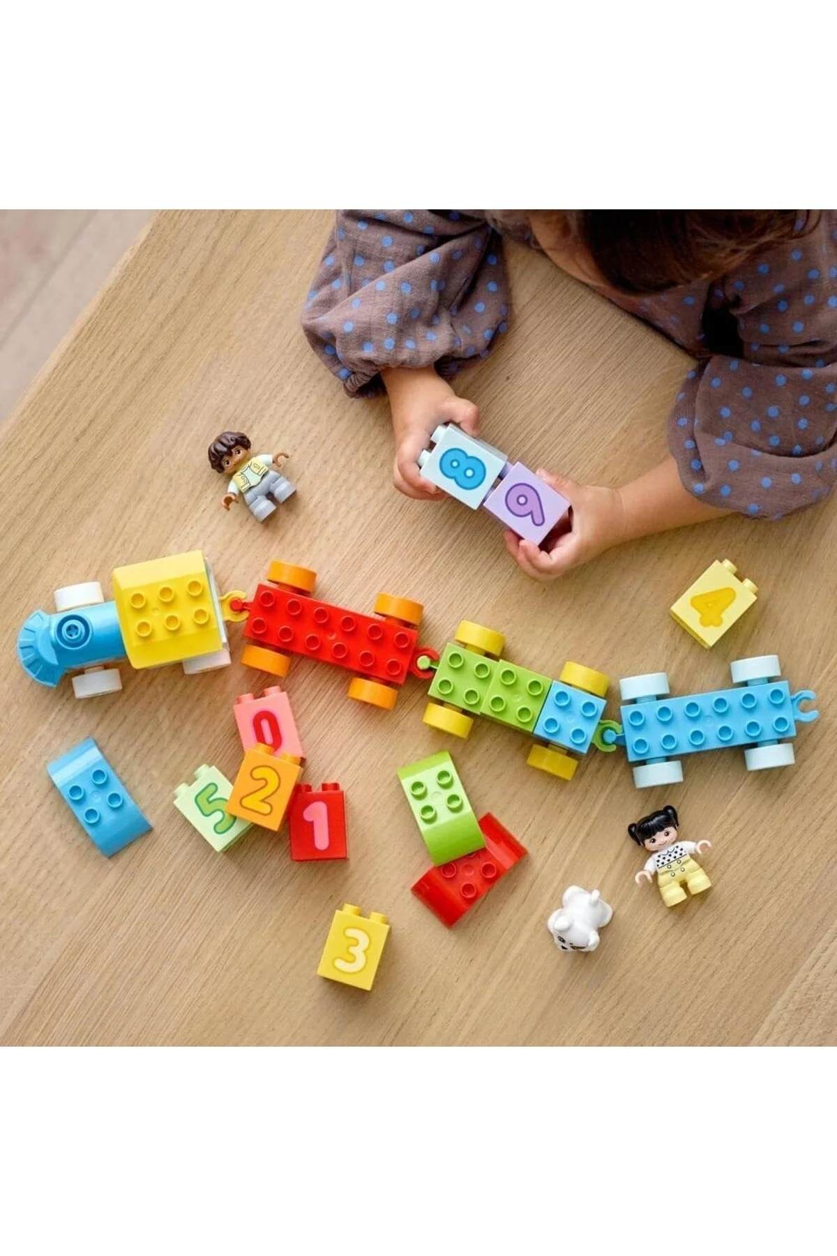لگو و اسباب بازی های ساخت محور DUPLO FIRST NUMBER TRAIN آموزش شمارش 10954 رای معرفی کودکان خردسال به اعداد از ترکیه LEGO