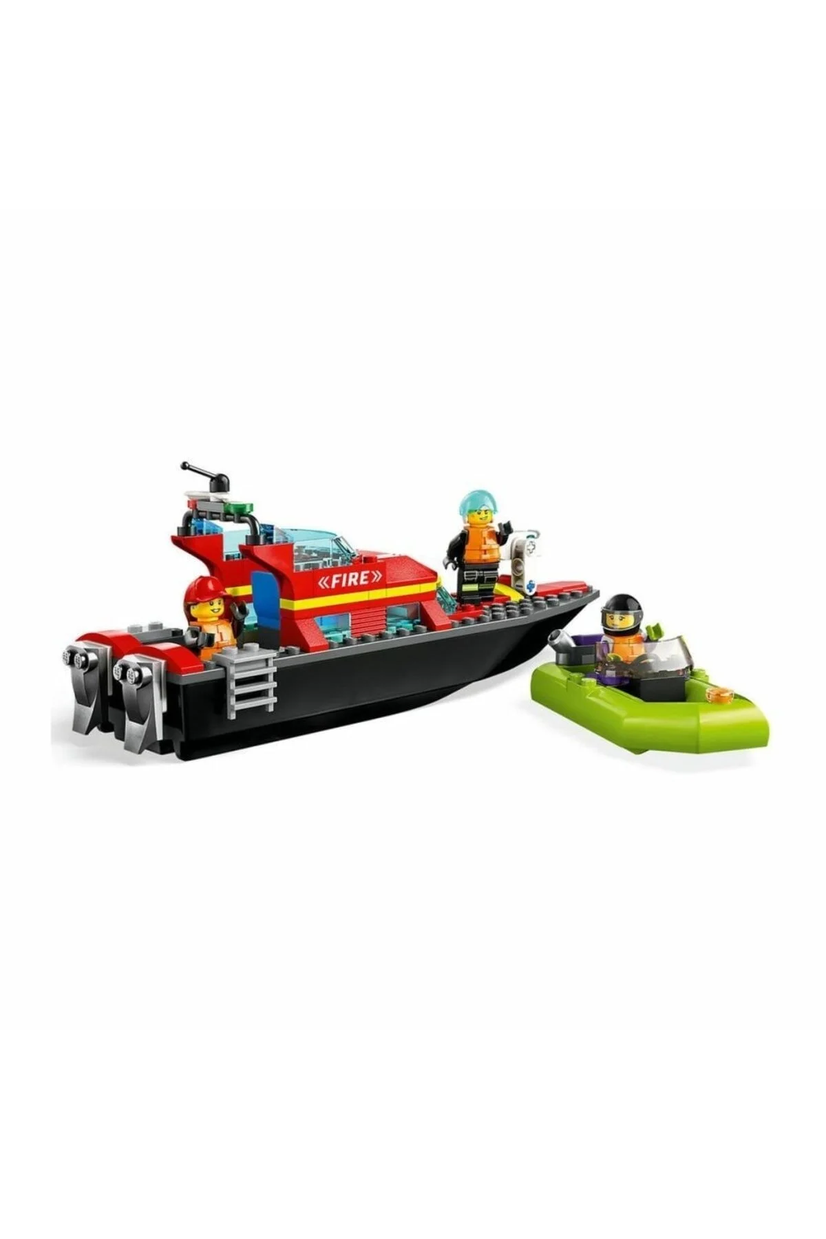 ست بازی 60373 شهر بوت نجات آتش نشانی 144 قطعه +5 سال اورجینال LEGO