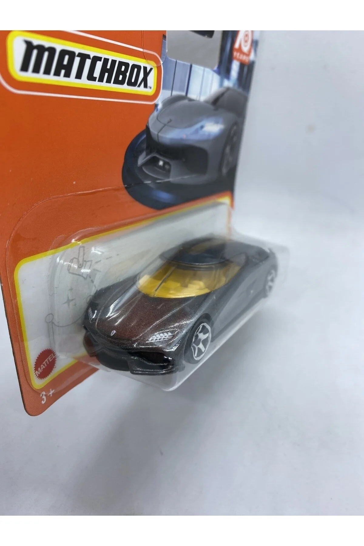 ماشین اسباب بازی خاکستری 2021 کونیگزگ جمرا سریال ویژه هفتادمین سالگرد سیگار کشیدن Matchbox