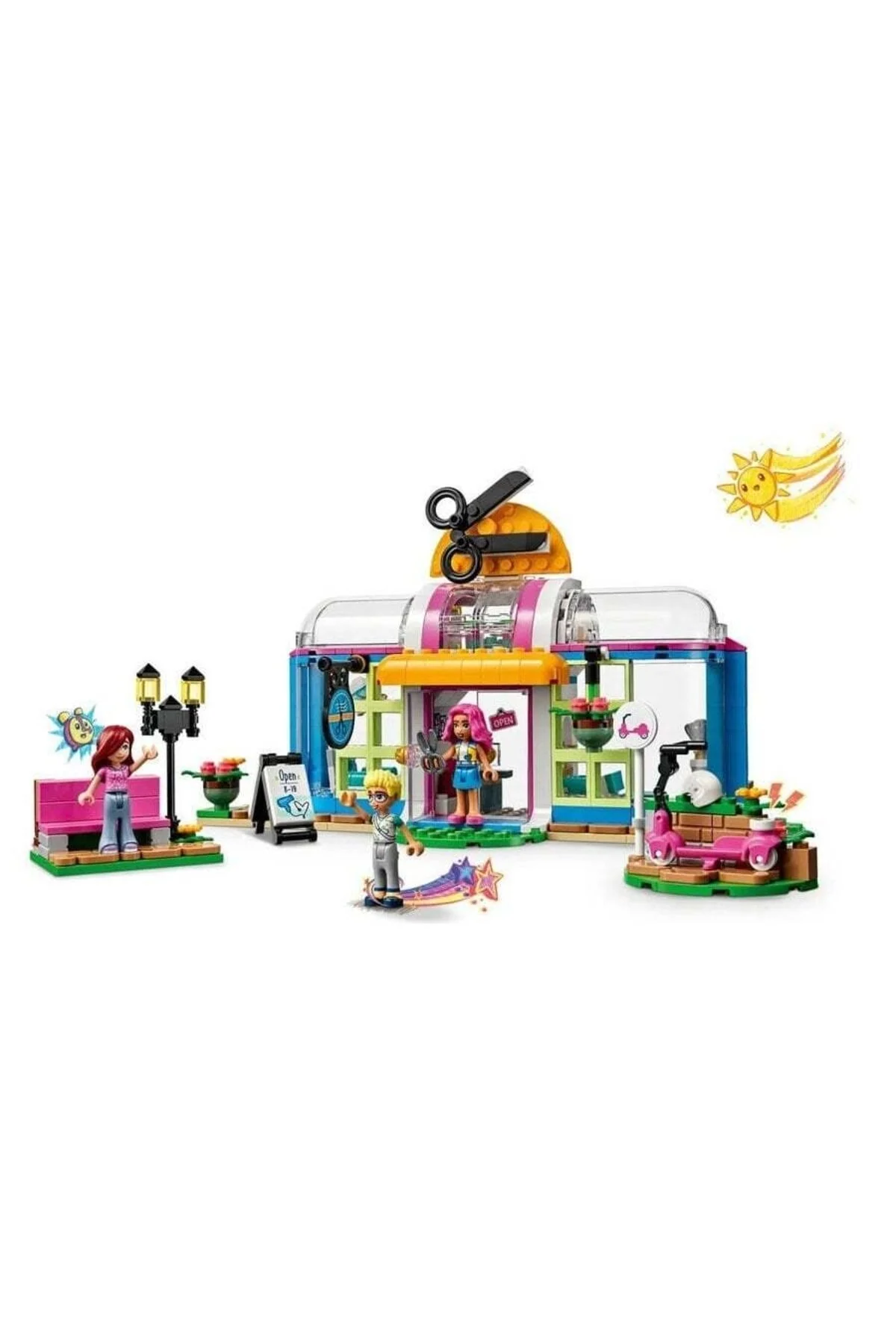 ست بازی 41743 FRIENDS HAIR SALON 401 PIECES +6 YEARS اورجینال LEGO