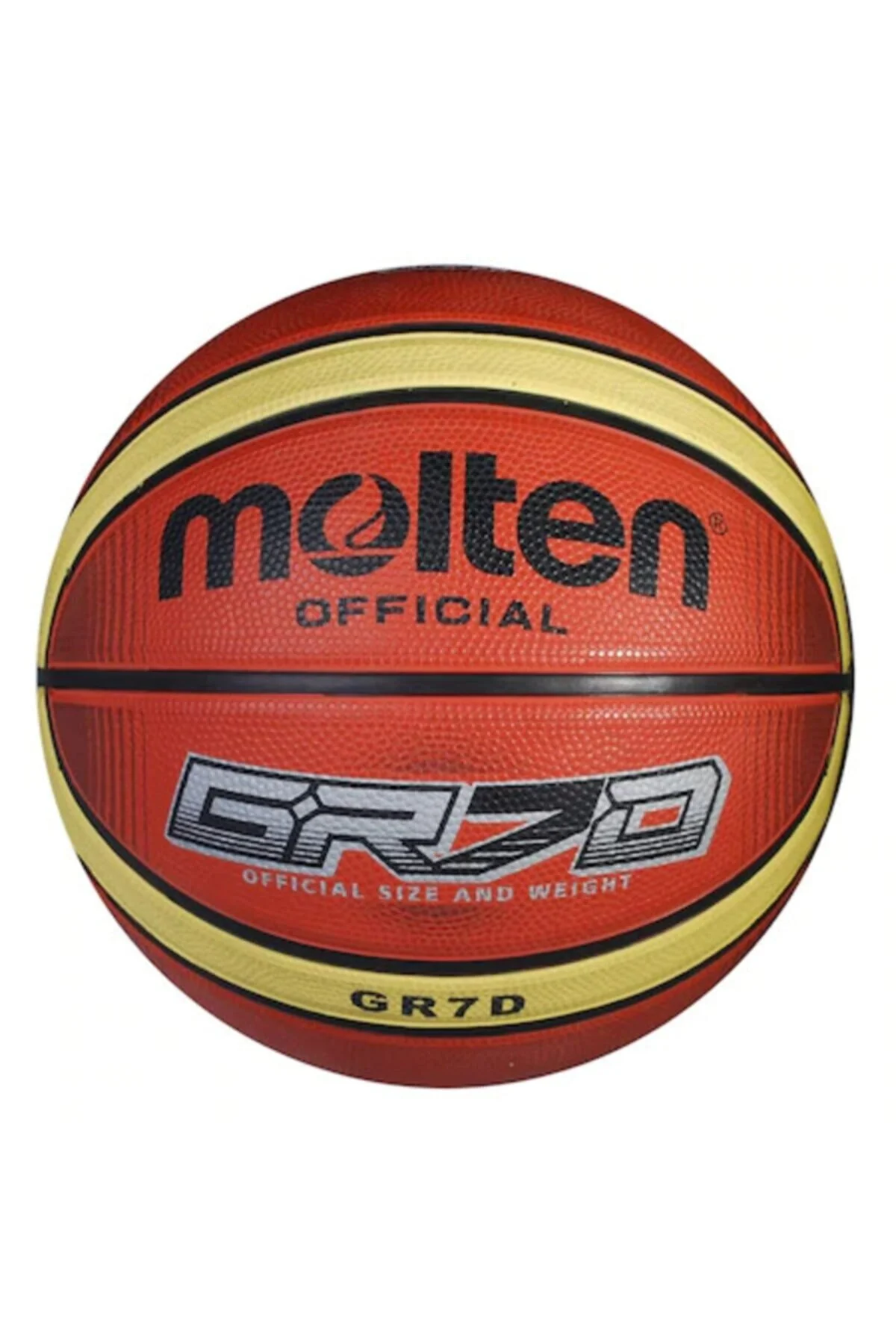 توپ بسکتبال مردانه و زنانه لاستیکی BGRX7D TI سایز 7 Molten