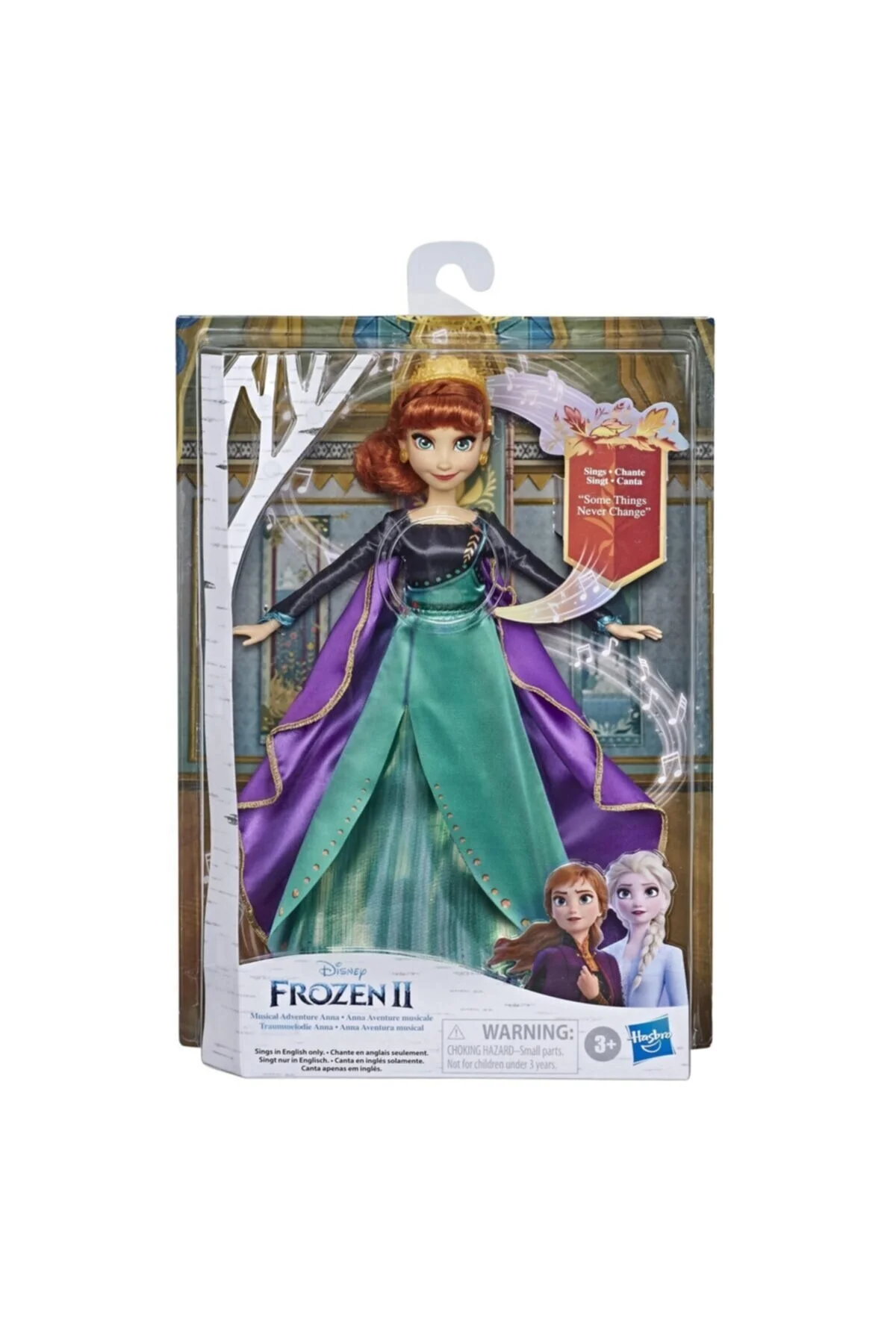 اسباب بازی های فیگور دیگر سبز مردانه و زنانه E8881 Frozen 2 آهنگ آنا ملکه دیزنی +4 سن  Hasbro