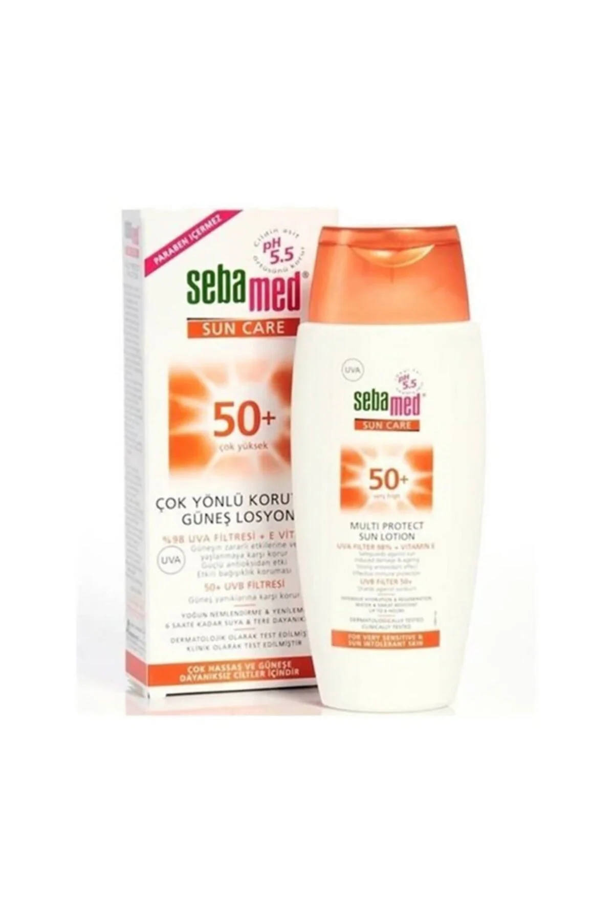 Sebamed لوسیون ضد آفتاب SPF 50+ حجم 150 میلی لیتر