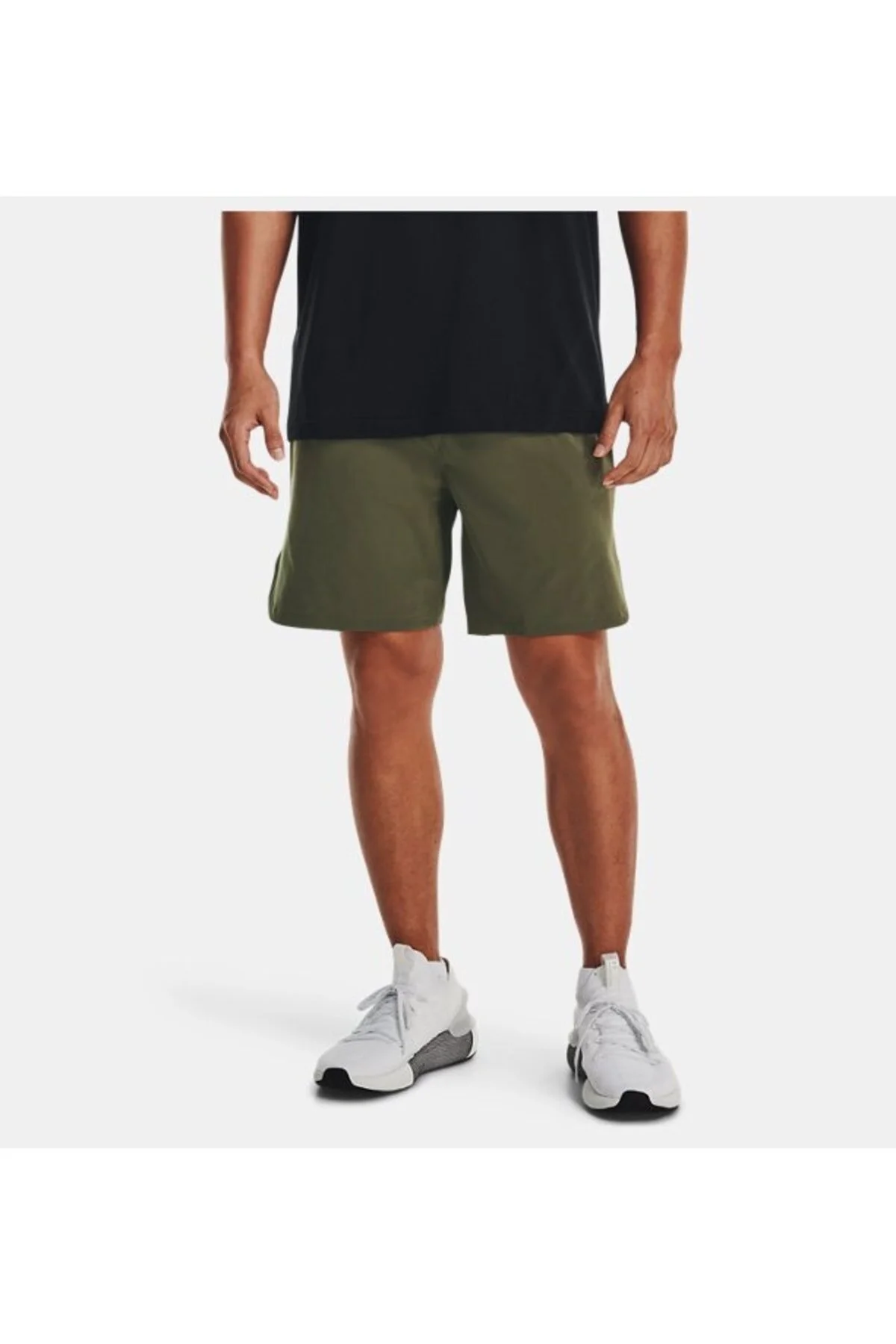شورت ورزشی سبز مردانه های بافته شده در اوج 1376782 390 Under Armour