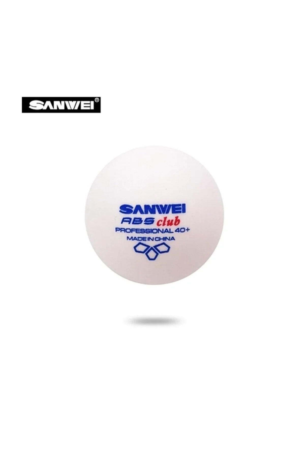 توپ پینگ پنگ باشگاه آموزشی 40+ ABS PLASTIC 100PCS SANWEI