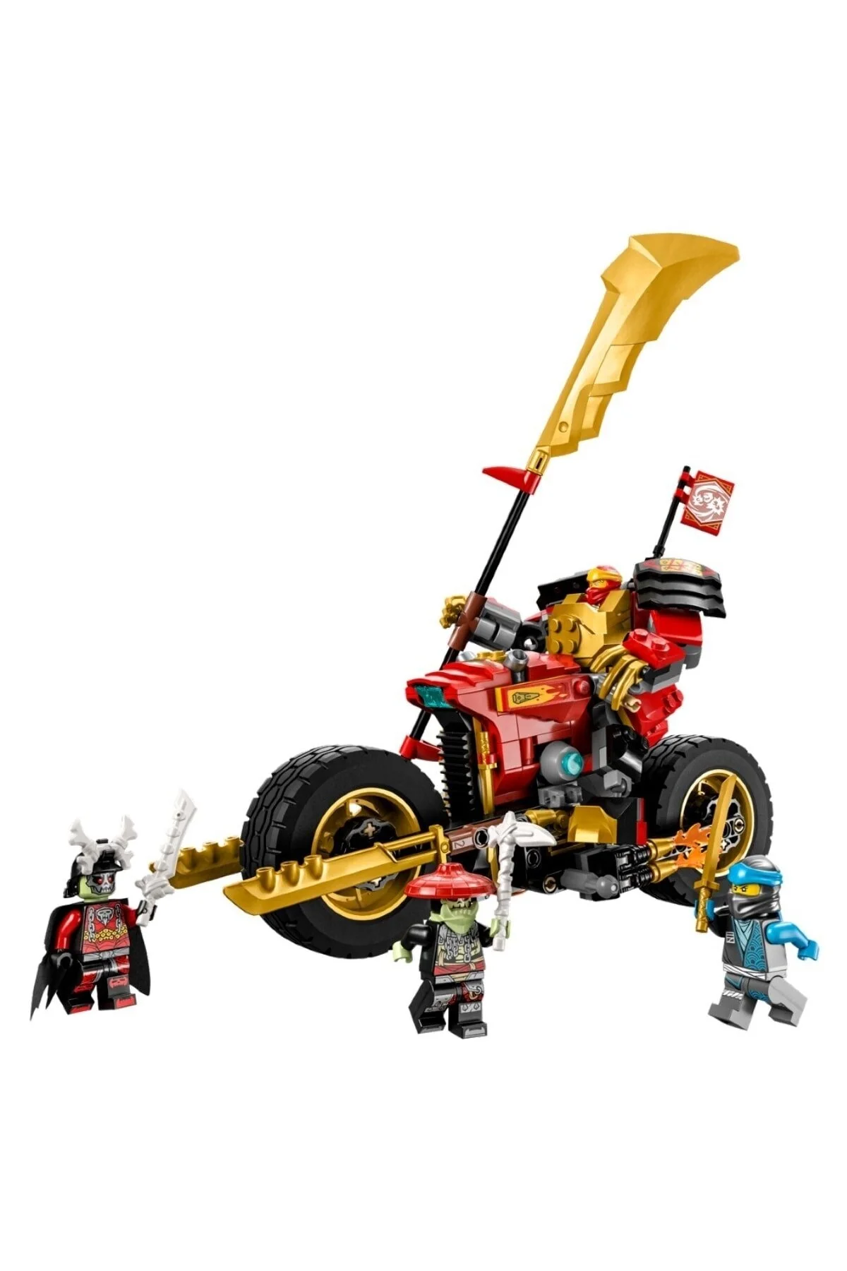 لگو و اسباب بازی های ساخت محور ربات موتورسیکلت نینجاگو کای اوو از ترکیه LEGO