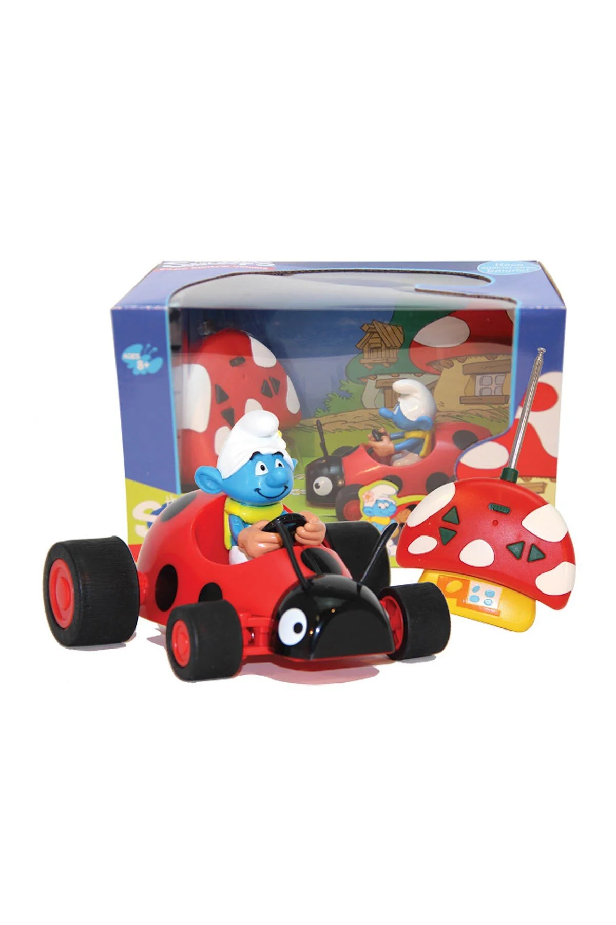 اسباب بازی های کنترل از راه دور مردانه و زنانه SMURFS ماشین زیبا حشرات انگلستان است ŞİRİNLER