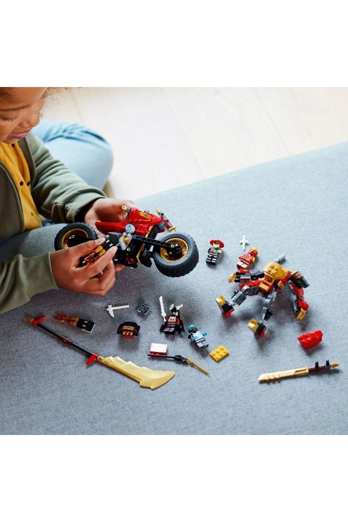 لگو و اسباب بازی های ساخت محور ربات موتورسیکلت نینجاگو کای اوو از ترکیه LEGO