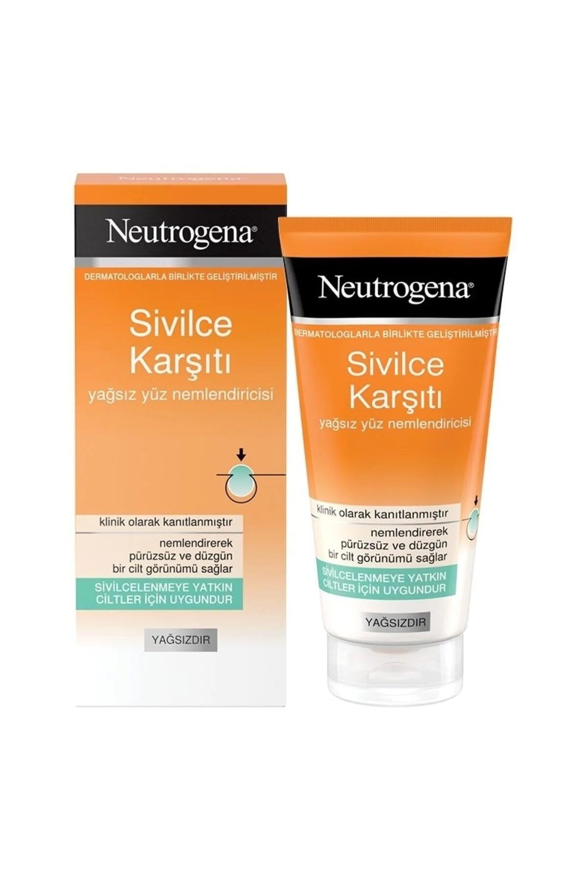 کرم صورت ضد آکنه بدون چربی 50 میلی لیتر نوتروژینا Neutrogena
