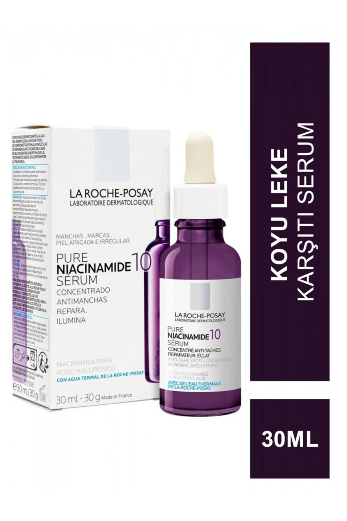 La Roche Posay سرم مراقبت از لکه های تیره با 10٪ نیاسینامید خالص 30 میلی لیتر
