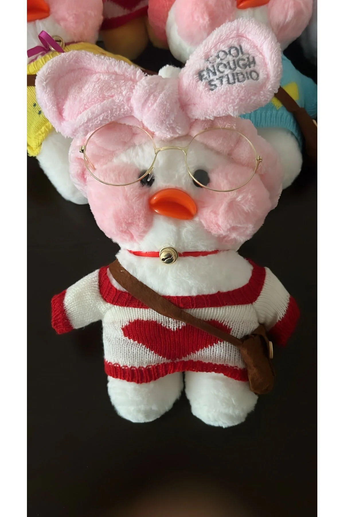اسباب بازی های پشمی LALAFANFAN DUCK KAWAII 30CM TOY PLUSH BC