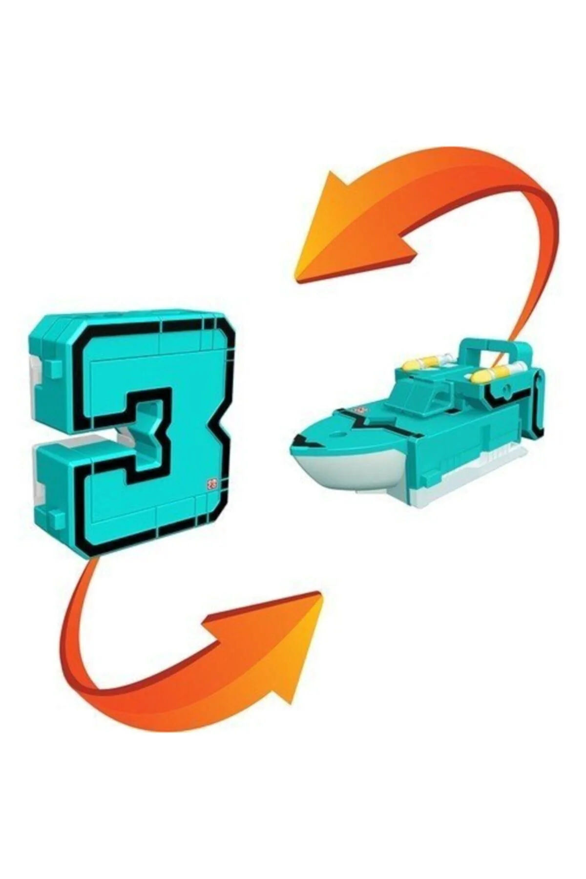 اسباب بازی های فیگور دیگر اعداد قابل تبدیل قایق تهاجمی Pocket Morphers