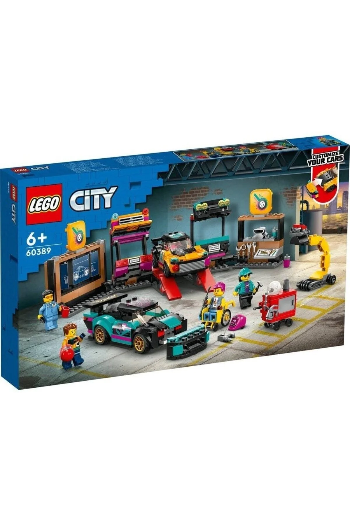 اسباب بازی های آموزشی کارگاه اصلاح خودروهای شهری 60389 اورجینال LEGO