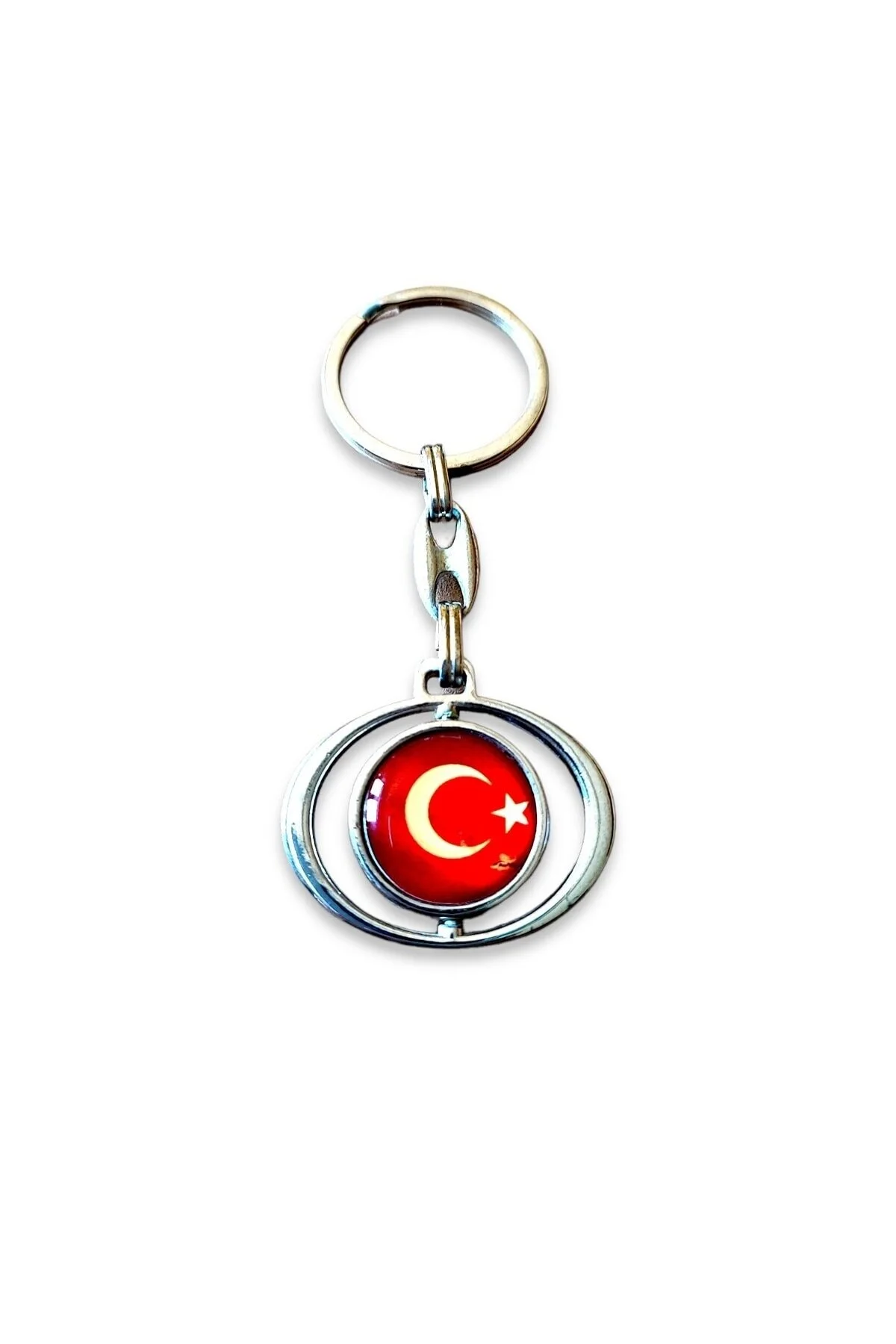 جلیقه کلید جاکلیدی هلال و ستاره پرچم ترکیه . YÖRÜK TASARIM