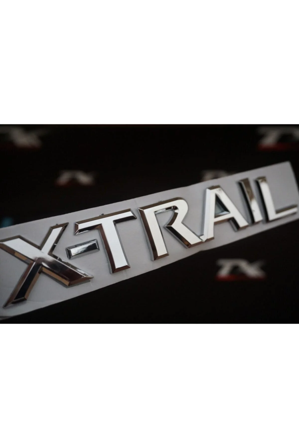 برچسب آرم و نوار شبرنگ خاکستری نماد چمدان ABS 3M Nissan X Trail Genel Markalar