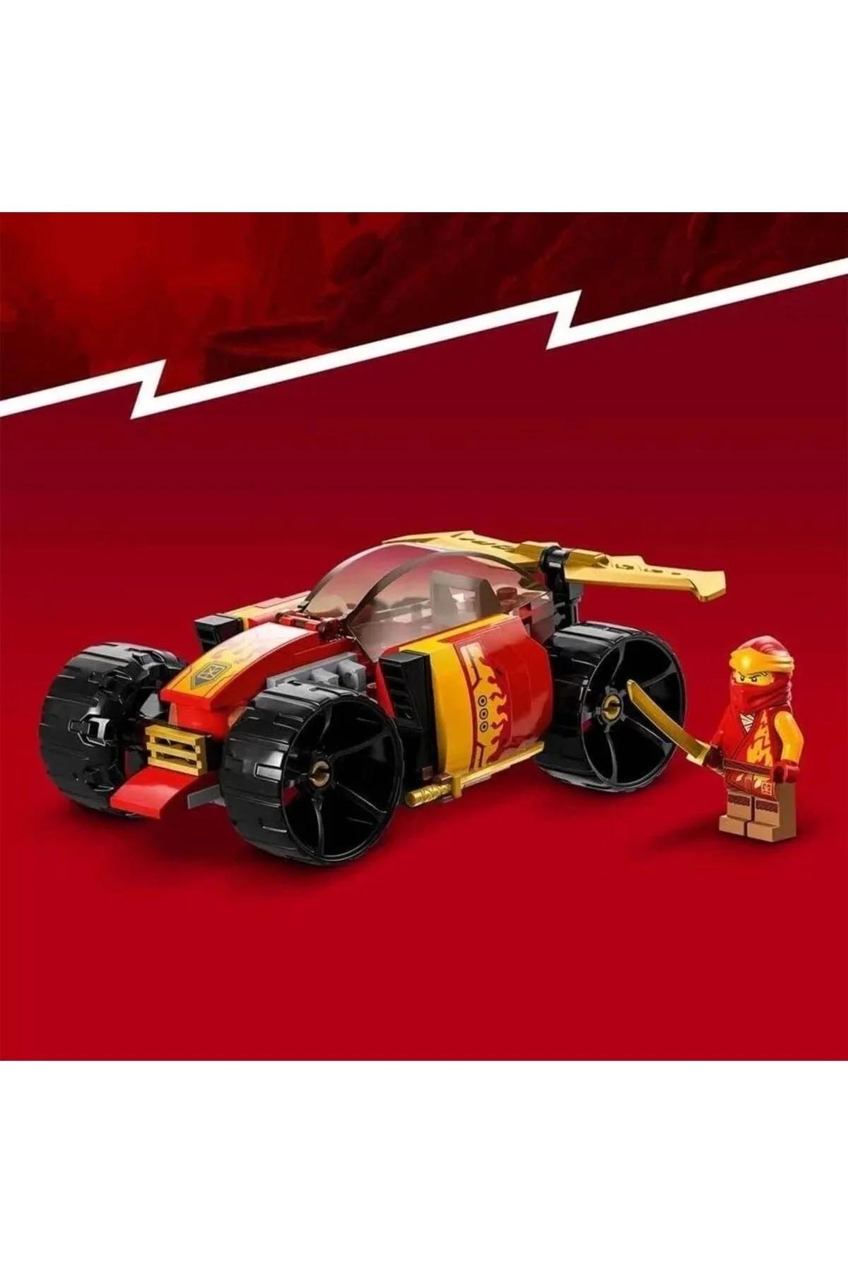 لگو و اسباب بازی های ساخت محور NINJAGO KAININ NINJA RACING CAR EVO 71780 LEGO