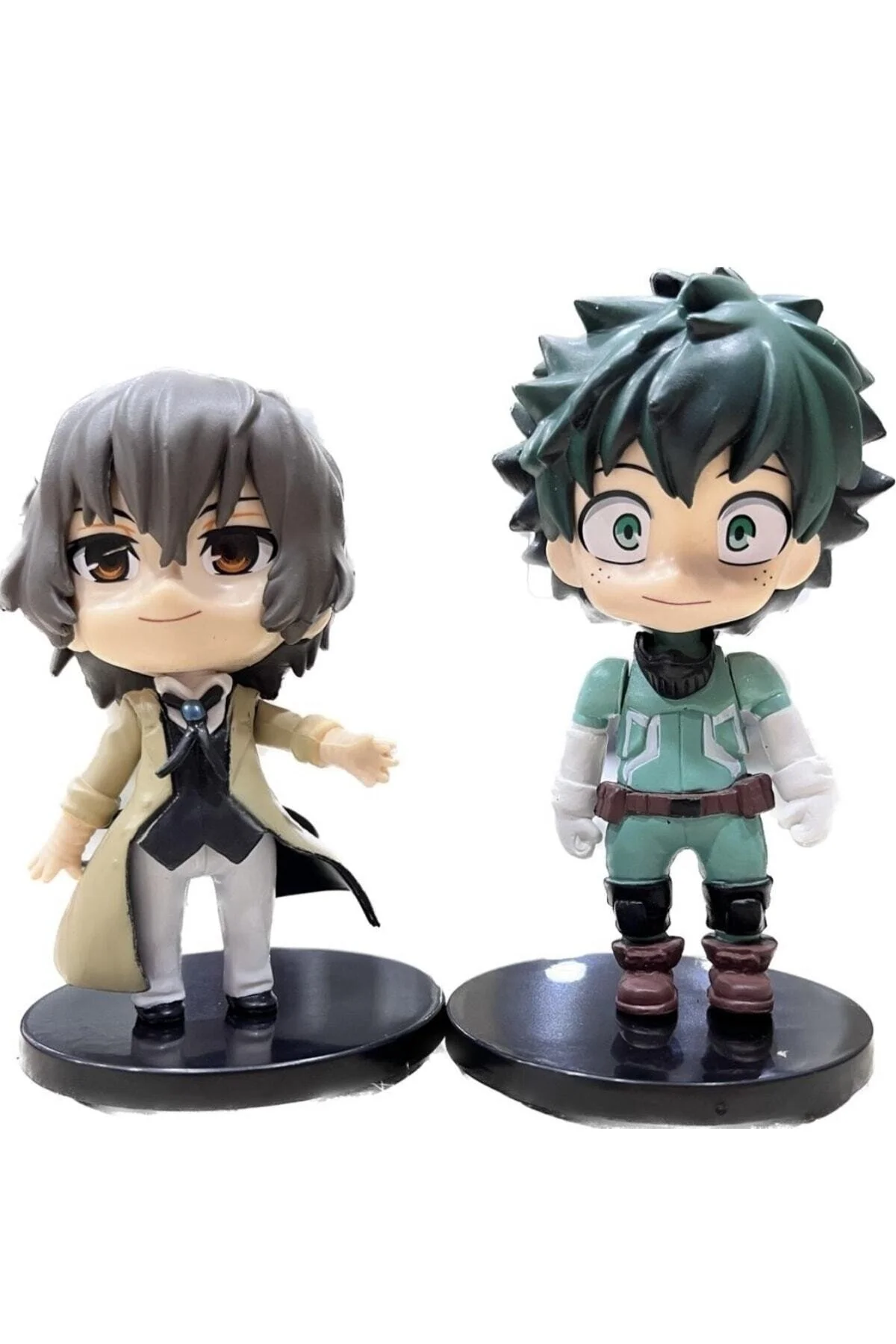 فیگور انیمه MY HERO ACADEMIA IZUKU MIDORIYA OSAMU DAZAI 10 سانتی متری پی وی سی اکشن دو + بسته هدیه از ترکیه oyuncakçı savaş & europe shop
