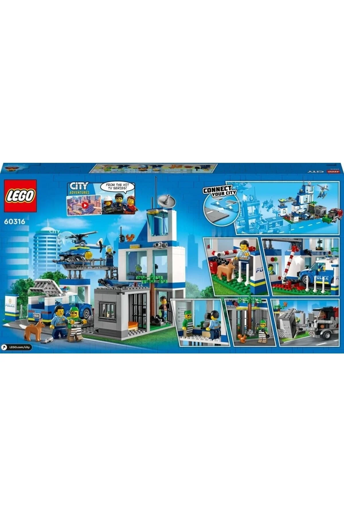 لگو و اسباب بازی های ساخت محور کلانتری 60316 شهر از ترکیه LEGO