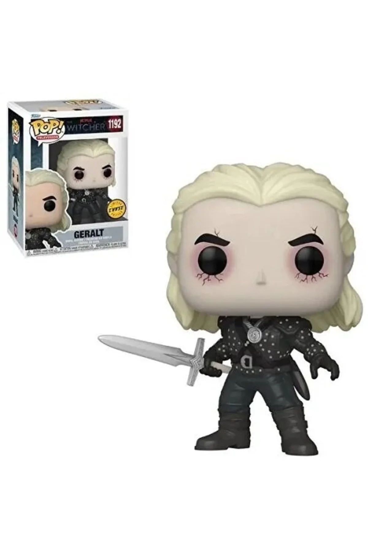 اسباب بازی های فیگور شخصیت Pop The Witcher Geralt Chase 889698578141CHASE Funko