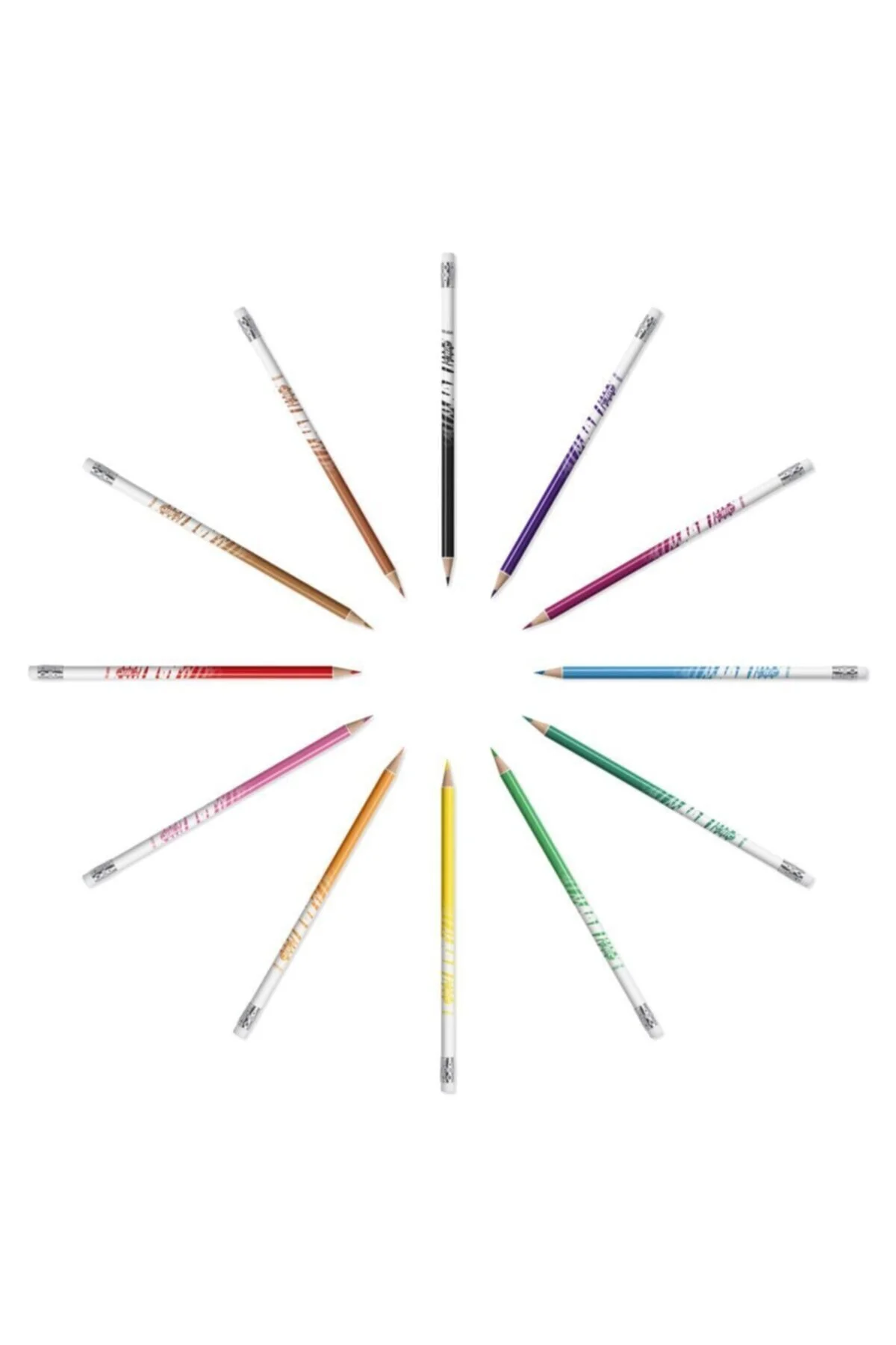 Bic Evolution Illusion Erasable Color Pen 12 Colors 3086123570894