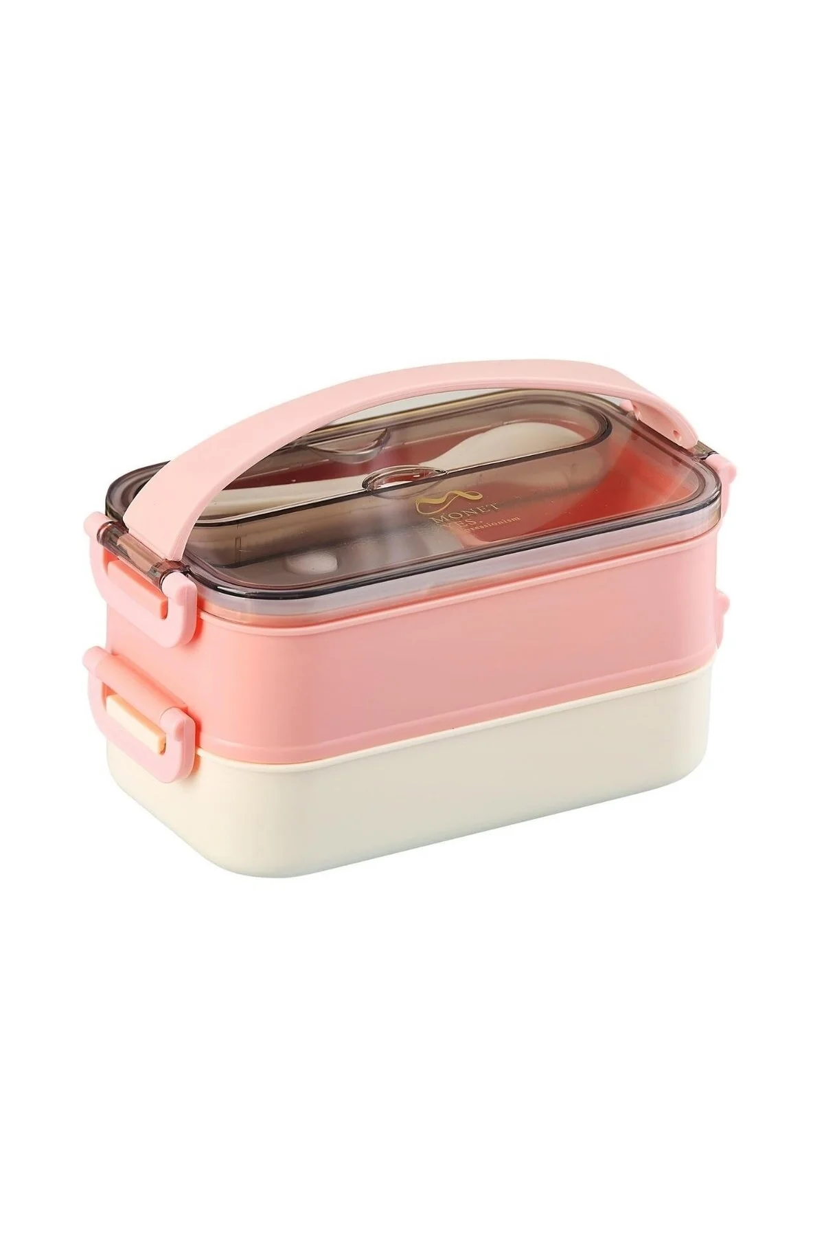 ست ظروف کمپینگ صورتی BENTO 1200ML Lunchbox مجموعه جدید 2 store Expedition Vagonlife