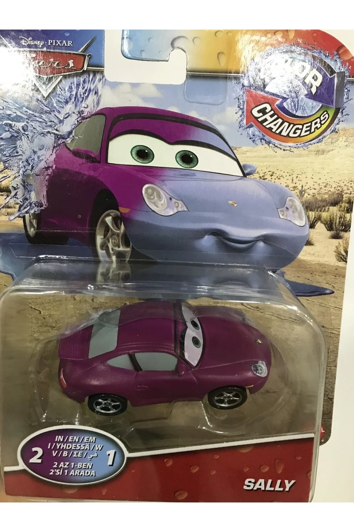 ماشین اسباب بازی خودروهای تغییر رنگ خودرو سالی 8 سانتی متر Mattel