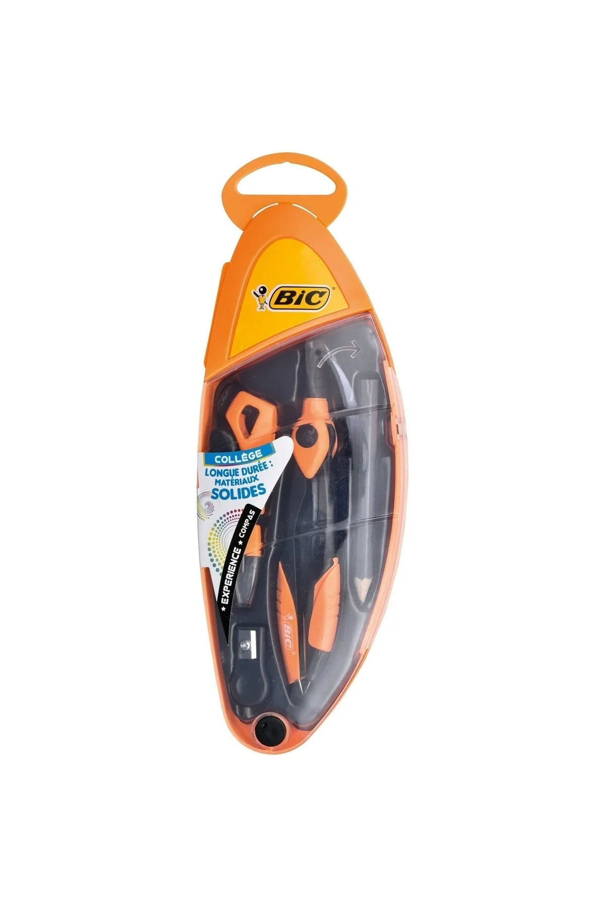 پرگار چند رنگ مجموعه دبیرستان 5 قطعه مخلوط 1 بیک Bic