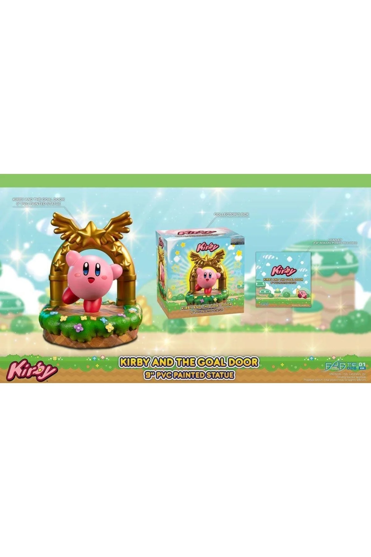 فیگور مجسمه پی وی سی KIRBY AND THE GOAL DOOR 24 سانتی متر First 4 Figures