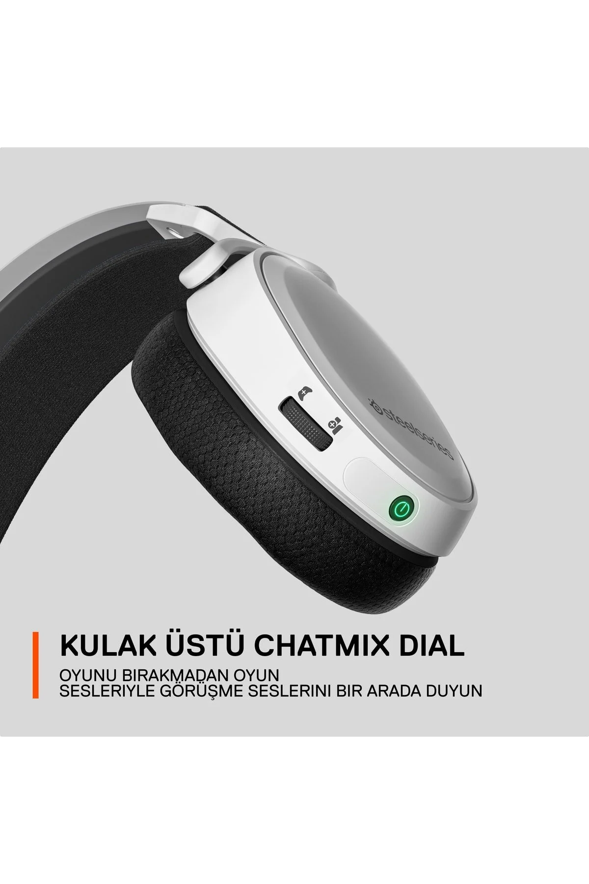 هدست مخصوص بازی ARCTIS 7 PLUS WHITE MULTI PLATFORM WIRELESS بی سیم 7.1 پخش کننده USB C SteelSeries
