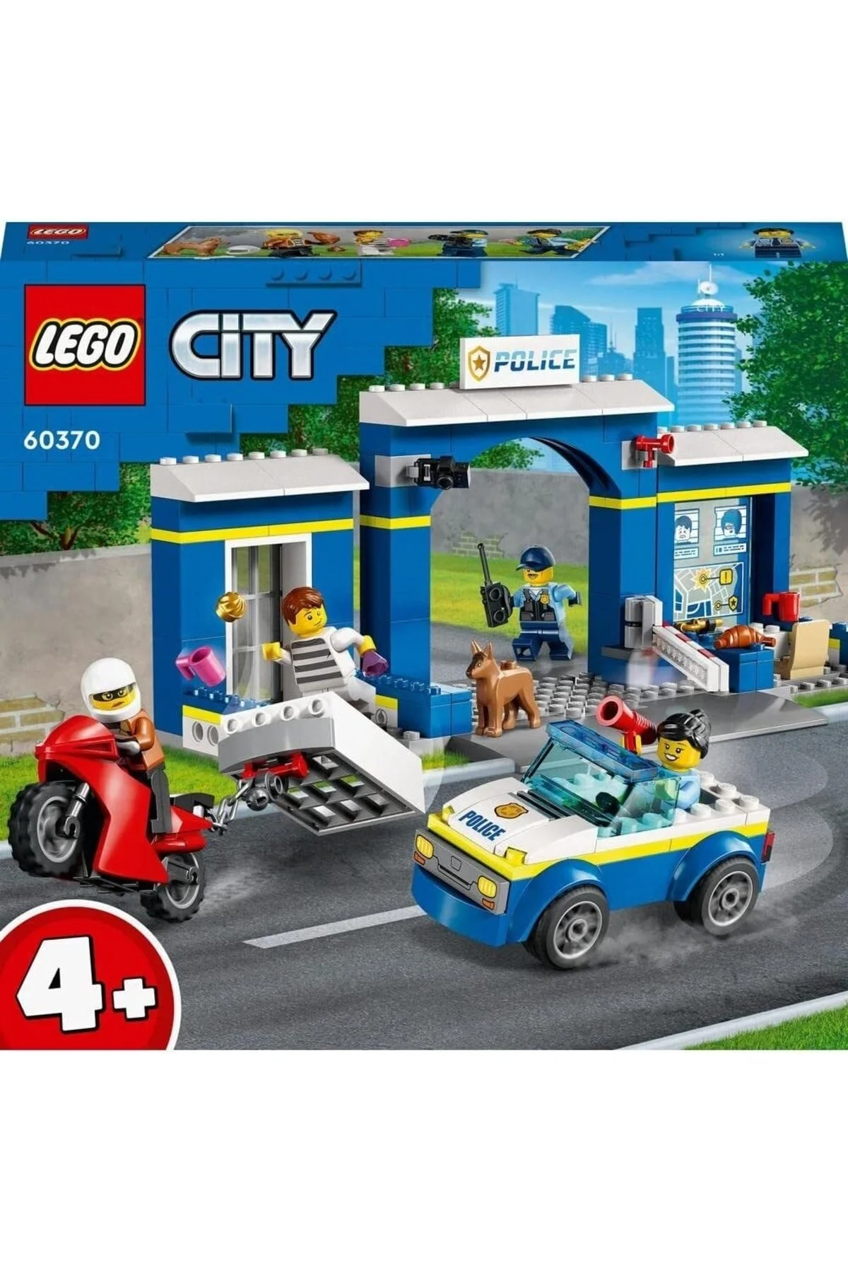 لگو ردیابی ایستگاه پلیس شهر برای کودکان 4 بیش از 60370 مجموعه 172 قطعه اورجینال LEGO