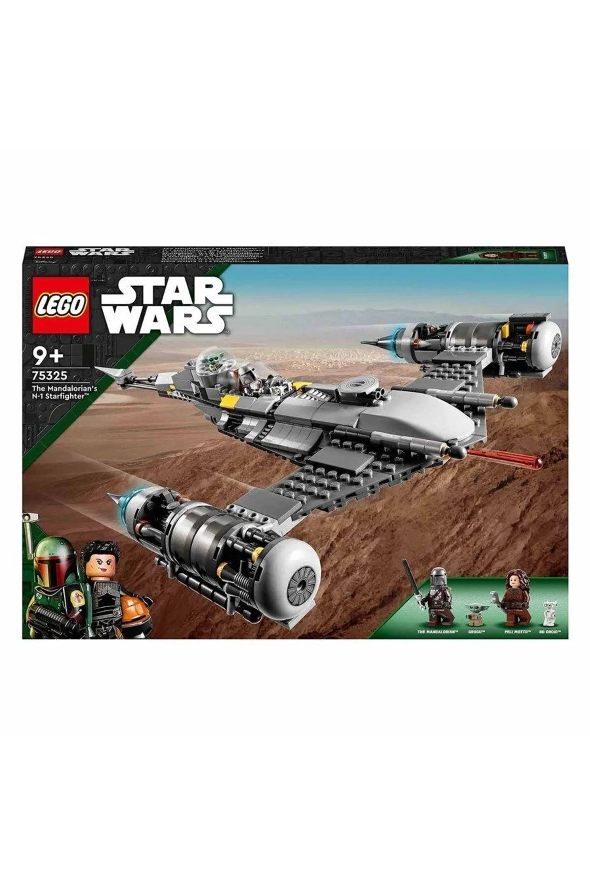 اسباب بازی های آموزشی STAR WARS MANDALORIAN STARFIGHTER 75325 اورجینال LEGO