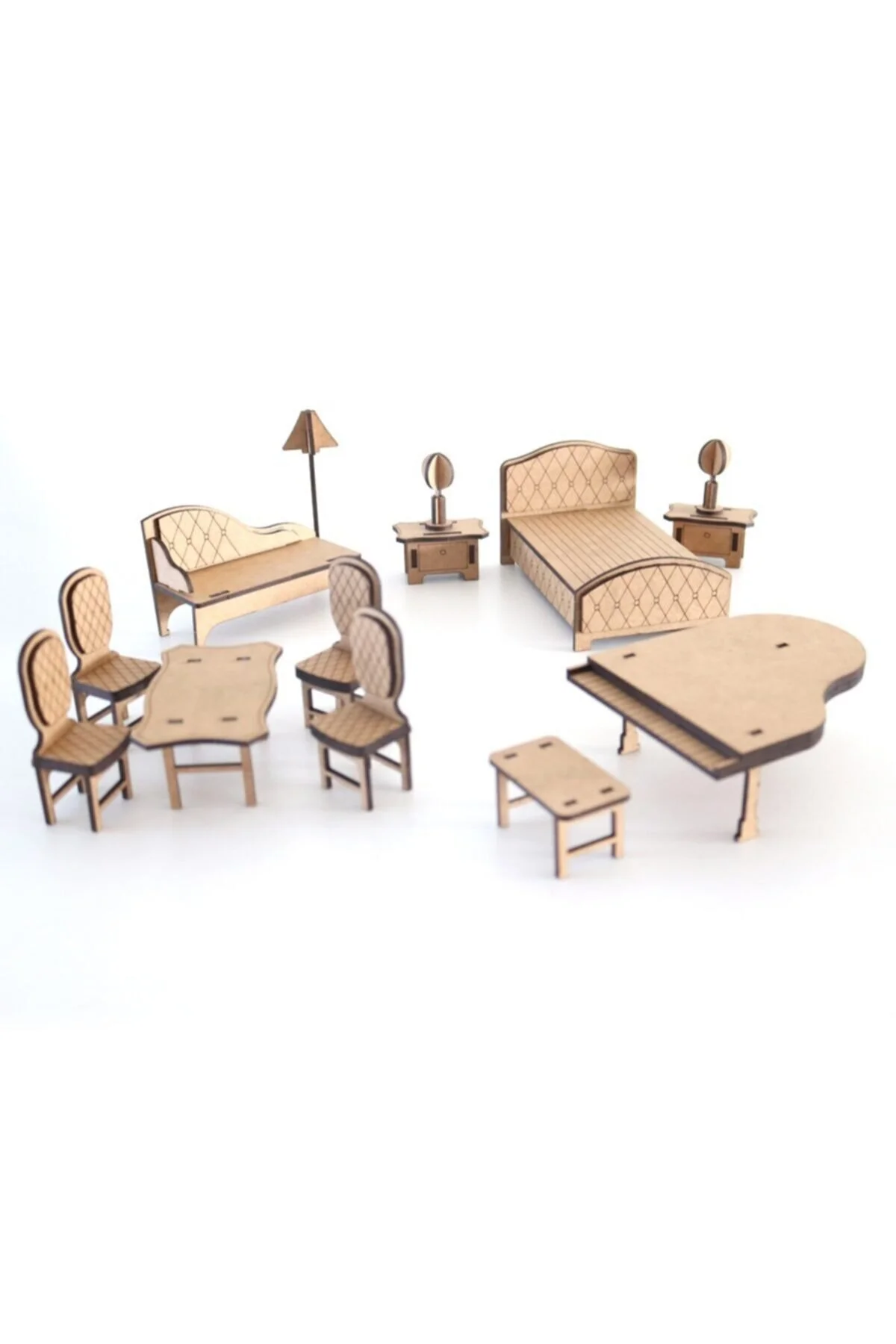 پازل سه بعدی مردانه و زنانه 3D 3 65 قطعه مجموعه 3D SERGİ