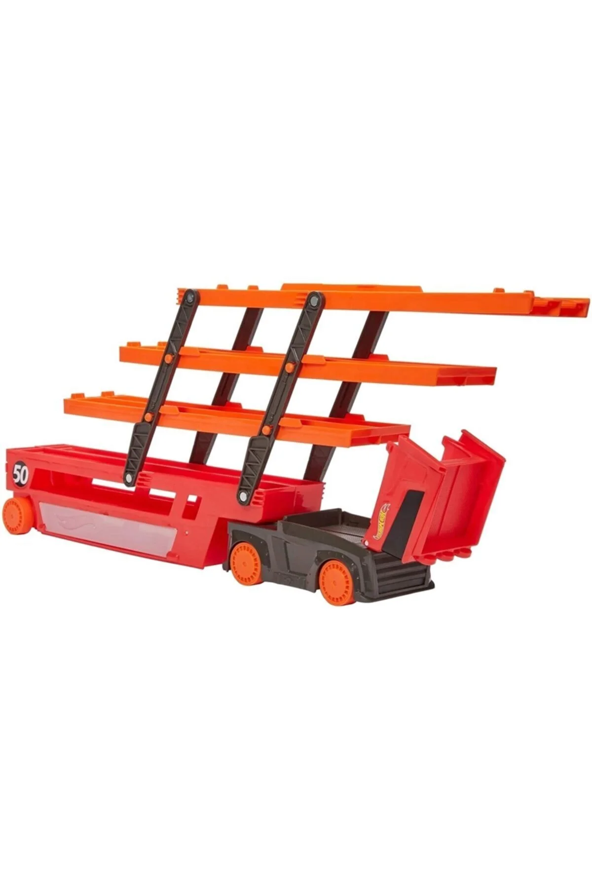 اسباب بازی های فیگور دیگر نام تجاری: MEGA TRUCK ORANGE, 50 VEHICLE CAPACITY, GHR48 WITH RAMP دسته: ورزشی از ترکیه HOT WHEELS