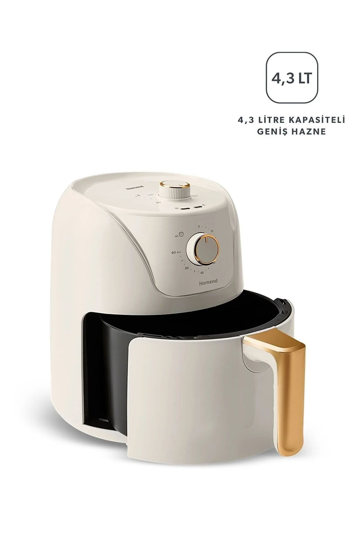 سرخ کن نود Airfryday 2504H 8 برنامه ریزی شده مختلف لاغر 43 لیتر Airfryer HOMEND