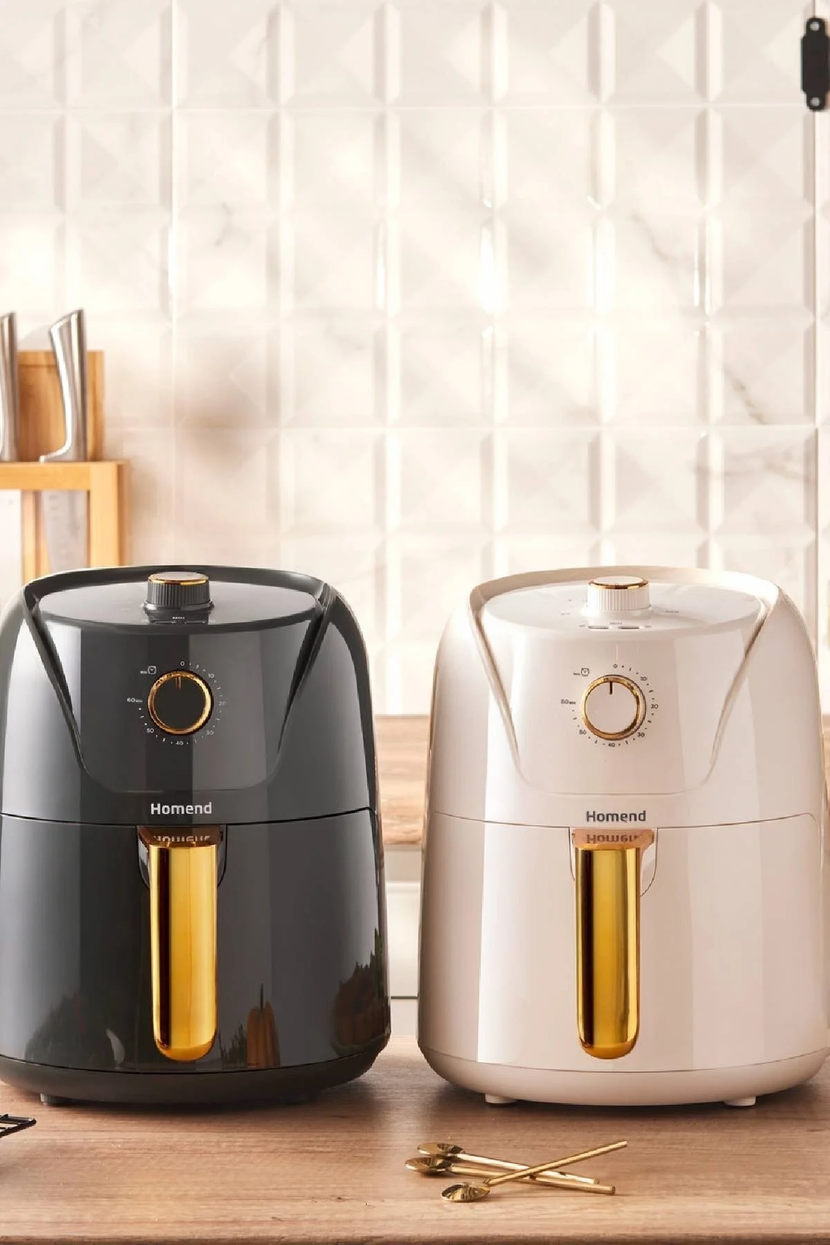 سرخ کن نود Airfryday 2504H 8 برنامه ریزی شده مختلف لاغر 43 لیتر Airfryer HOMEND