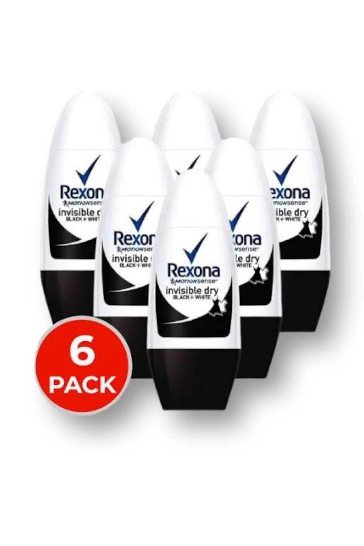 مراقبت شخصی قطعات یونیسکس 50ML X6 ROLON مشکی رکسونا Rexona
