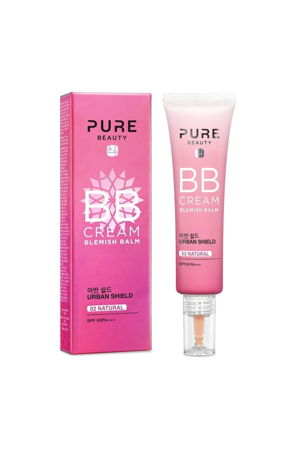 مراقبت شخصی کرم BB SPF50 PA طبیعی 30 میل PURE BEAUTY
