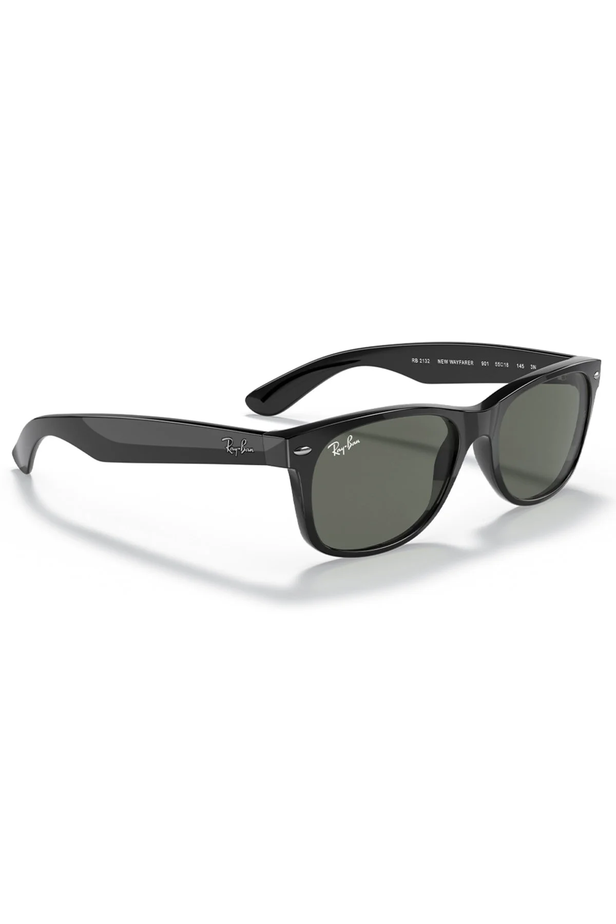 عینک آفتابی مشکی مردانه 901 58 G قطبی Wayfarer New ری بن Ray-Ban