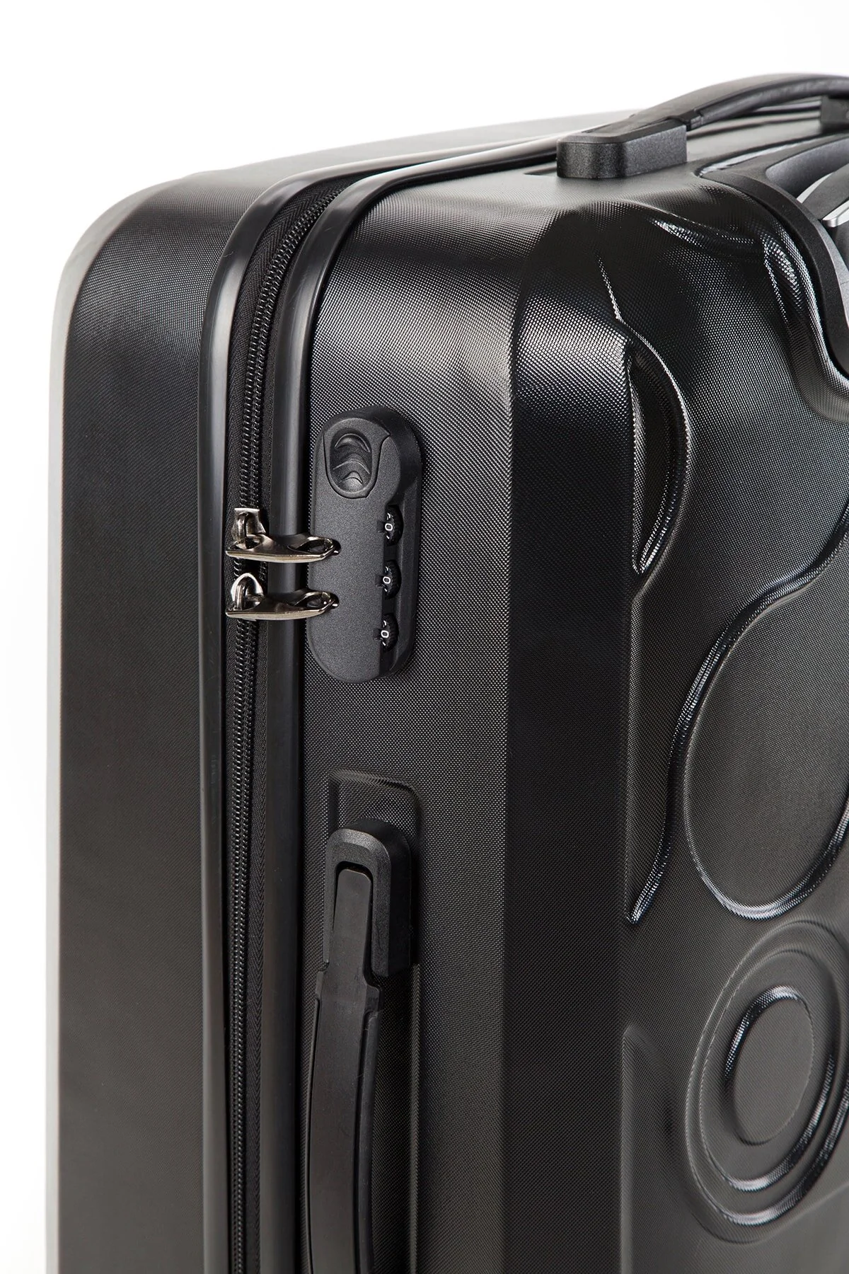چمدان و ساک مشکی مردانه زنانه 5237 یونیسکس فوق العاده سبک اندازه بزرگ SUITCASE LARGE ÇÇS