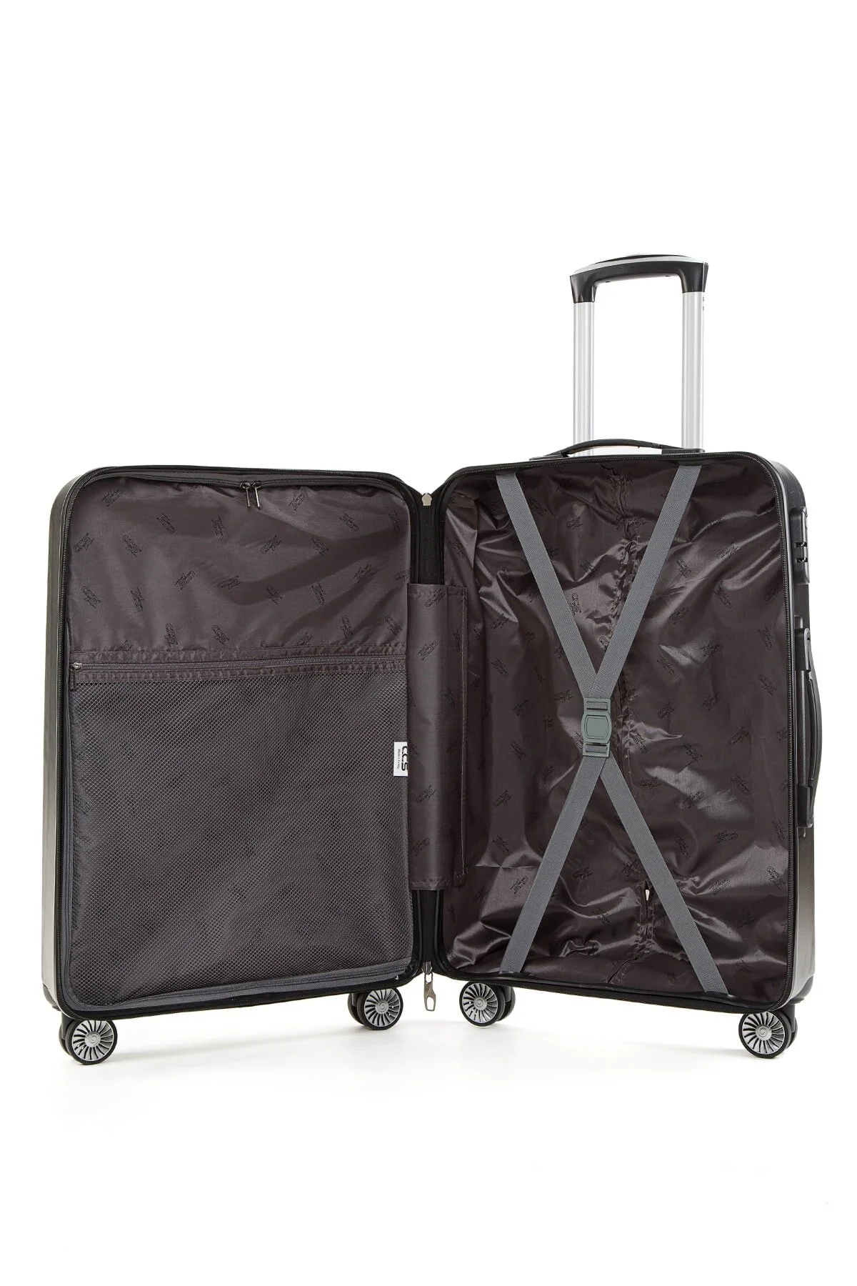 چمدان و ساک مشکی مردانه زنانه 5237 یونیسکس فوق العاده سبک اندازه بزرگ SUITCASE LARGE ÇÇS