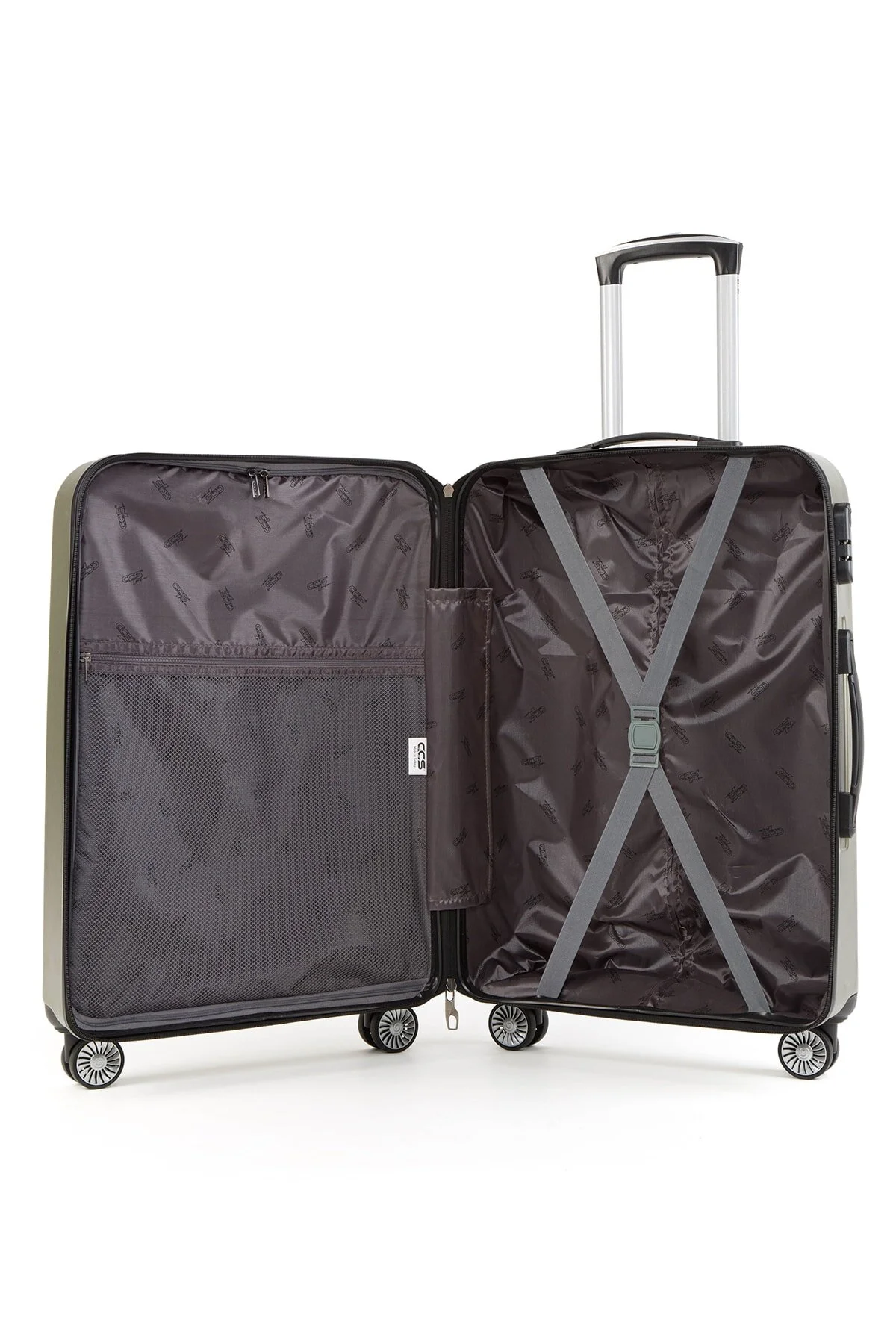 چمدان و ساک سبز مردانه زنانه 5237 یونیسکس فوق العاده سبک اندازه بزرگ SUITCASE LARGE ÇÇS