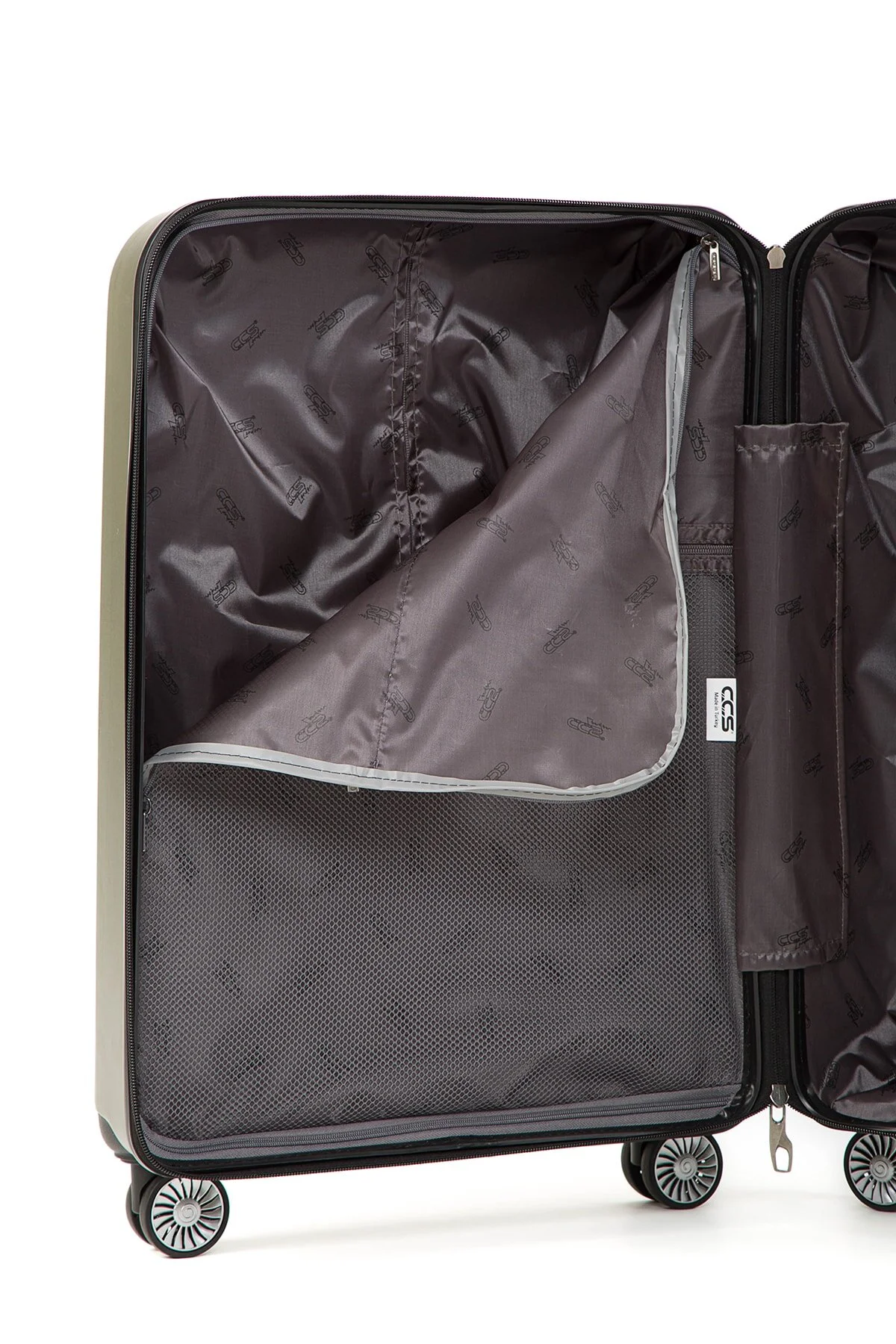 چمدان و ساک سبز مردانه زنانه 5237 یونیسکس فوق العاده سبک اندازه بزرگ SUITCASE LARGE ÇÇS