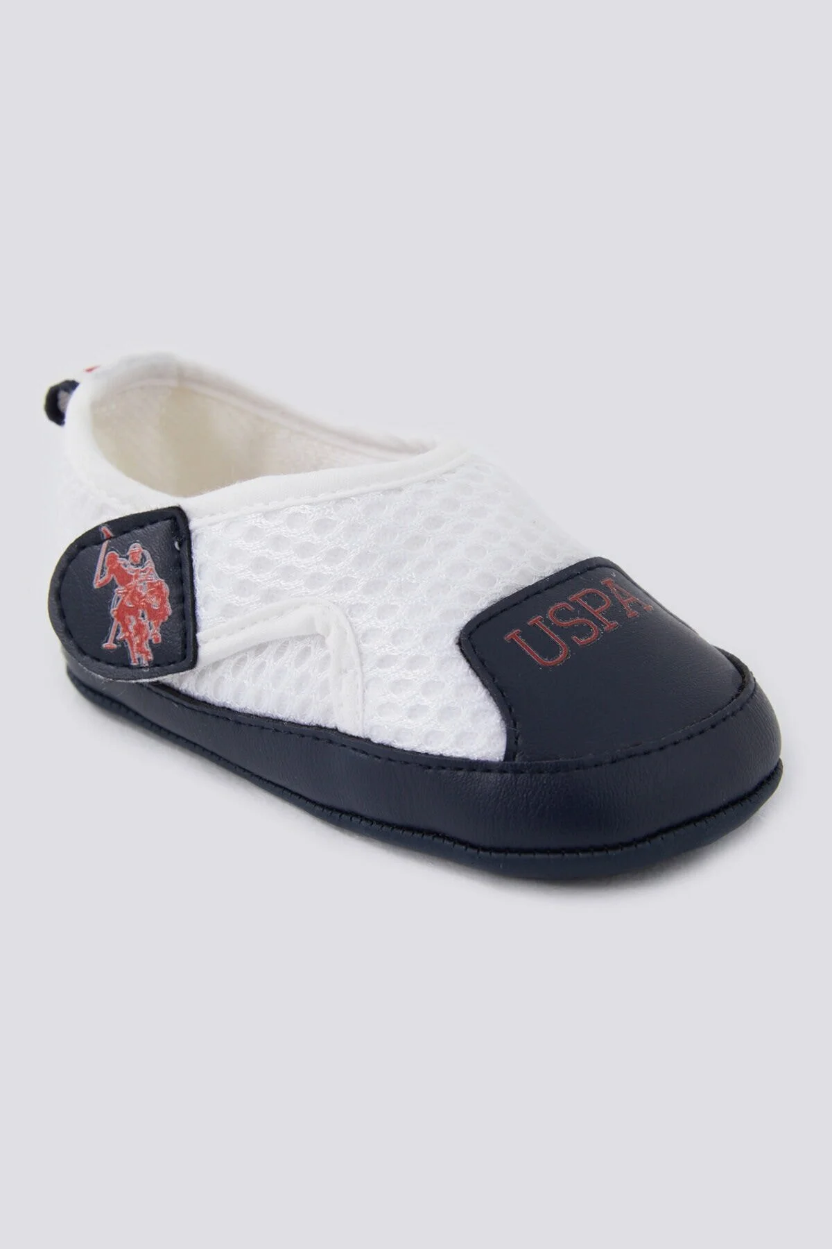 پاتیک خاکستری پسرانه و دخترانه بچگانه کفش خال اورجینال U.S. Polo Assn.