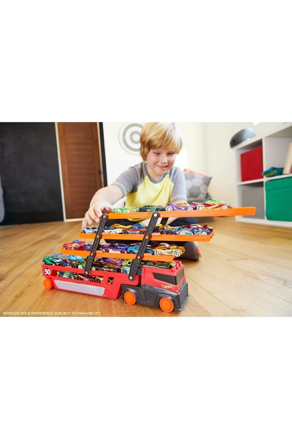 اسباب بازی های فیگور دیگر نام تجاری: MEGA TRUCK ORANGE, 50 VEHICLE CAPACITY, GHR48 WITH RAMP دسته: ورزشی از ترکیه HOT WHEELS